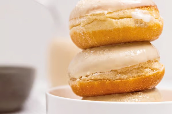 Coconut Doughnuts with a Coconut Filling