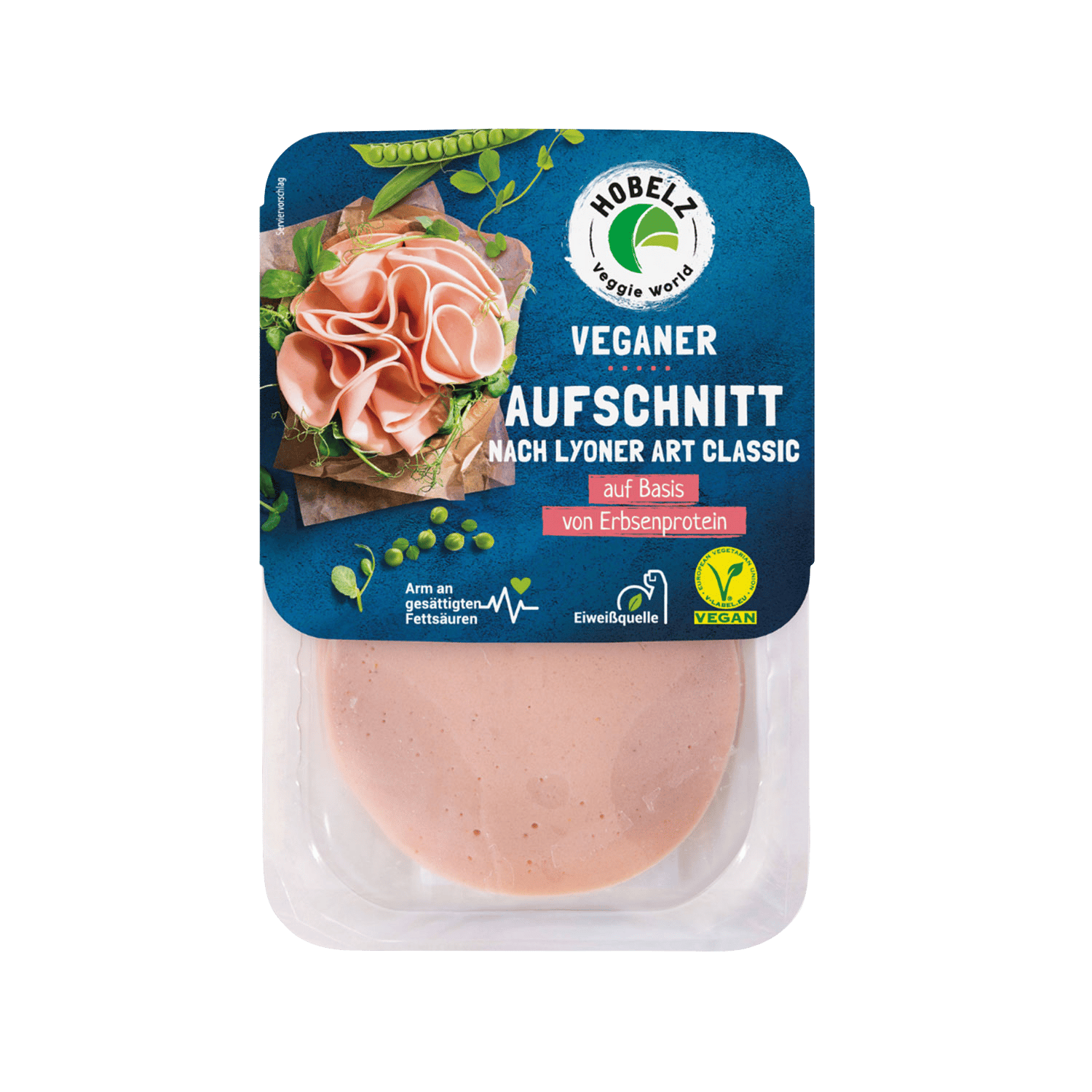 Veganer Aufschnitt nach Lyoner Art Classic, 100g