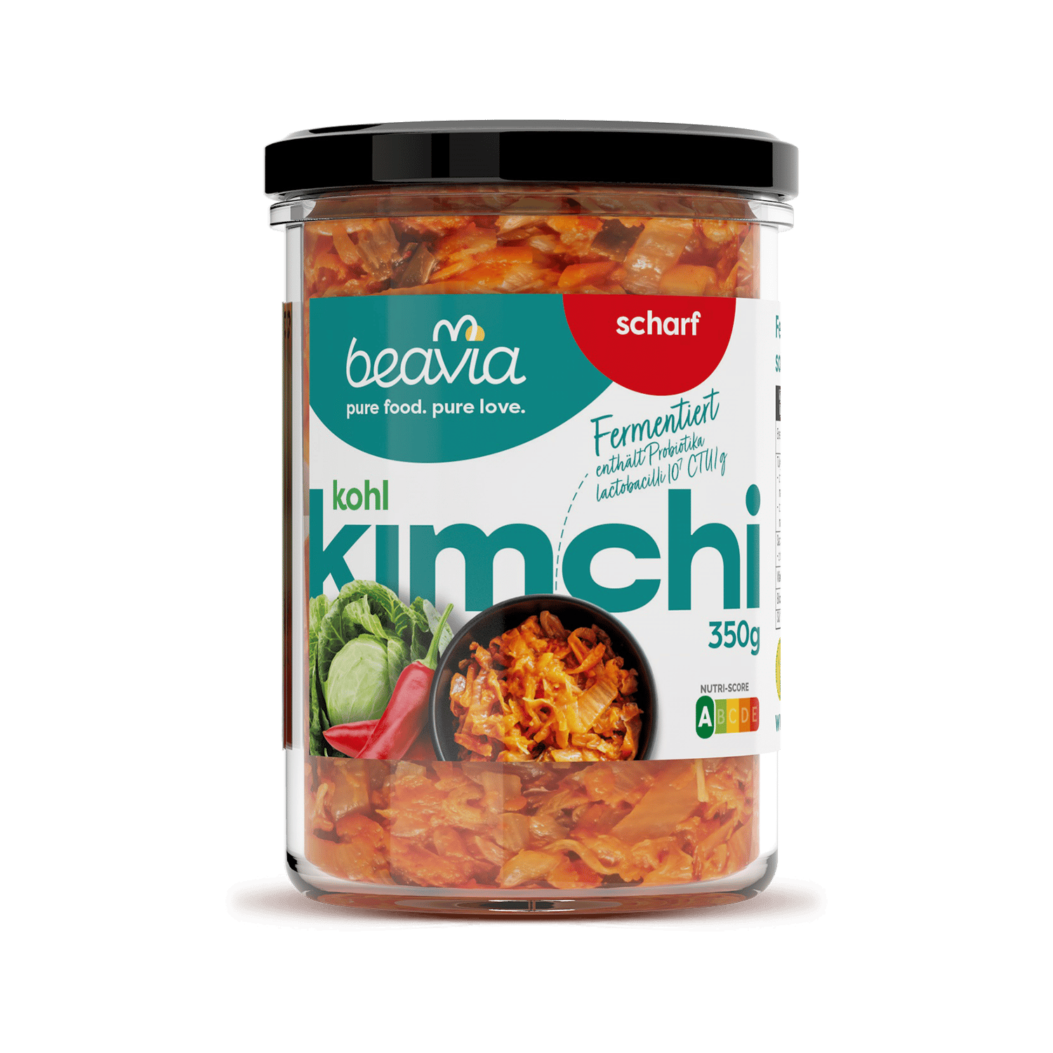 Kohl Kimchi Scharf, 350g