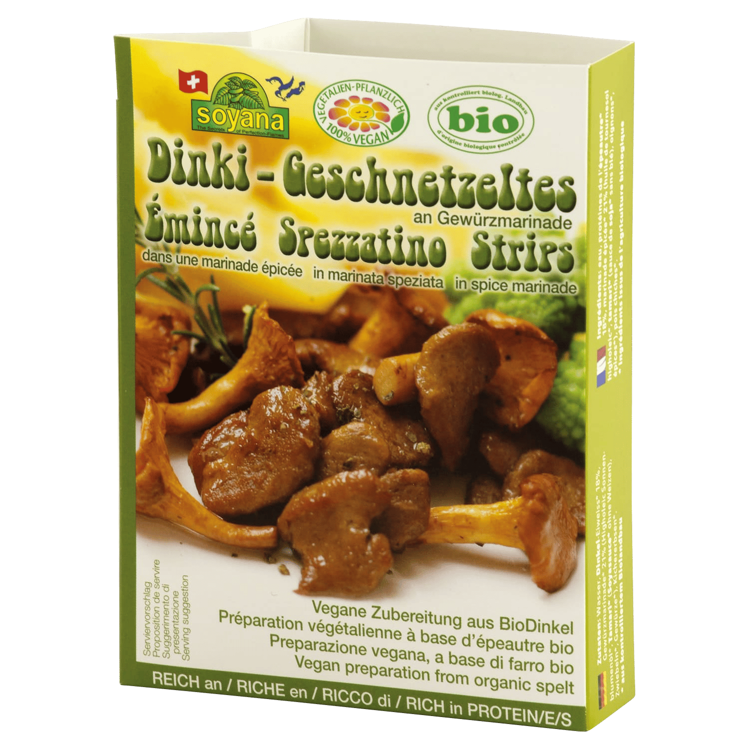 Dinki Sliced With Spice Marinade, Organic, 200g