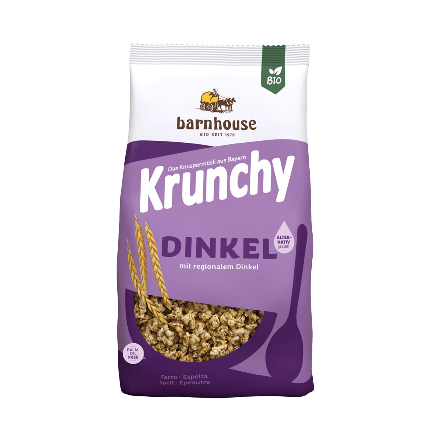 Krunchy Spelt Alternative Sweetened, Organic, 375g