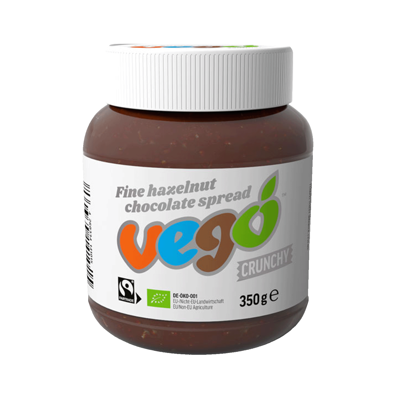 Fine-Hazelnut chocolate spread crunchy, Organic, 350g