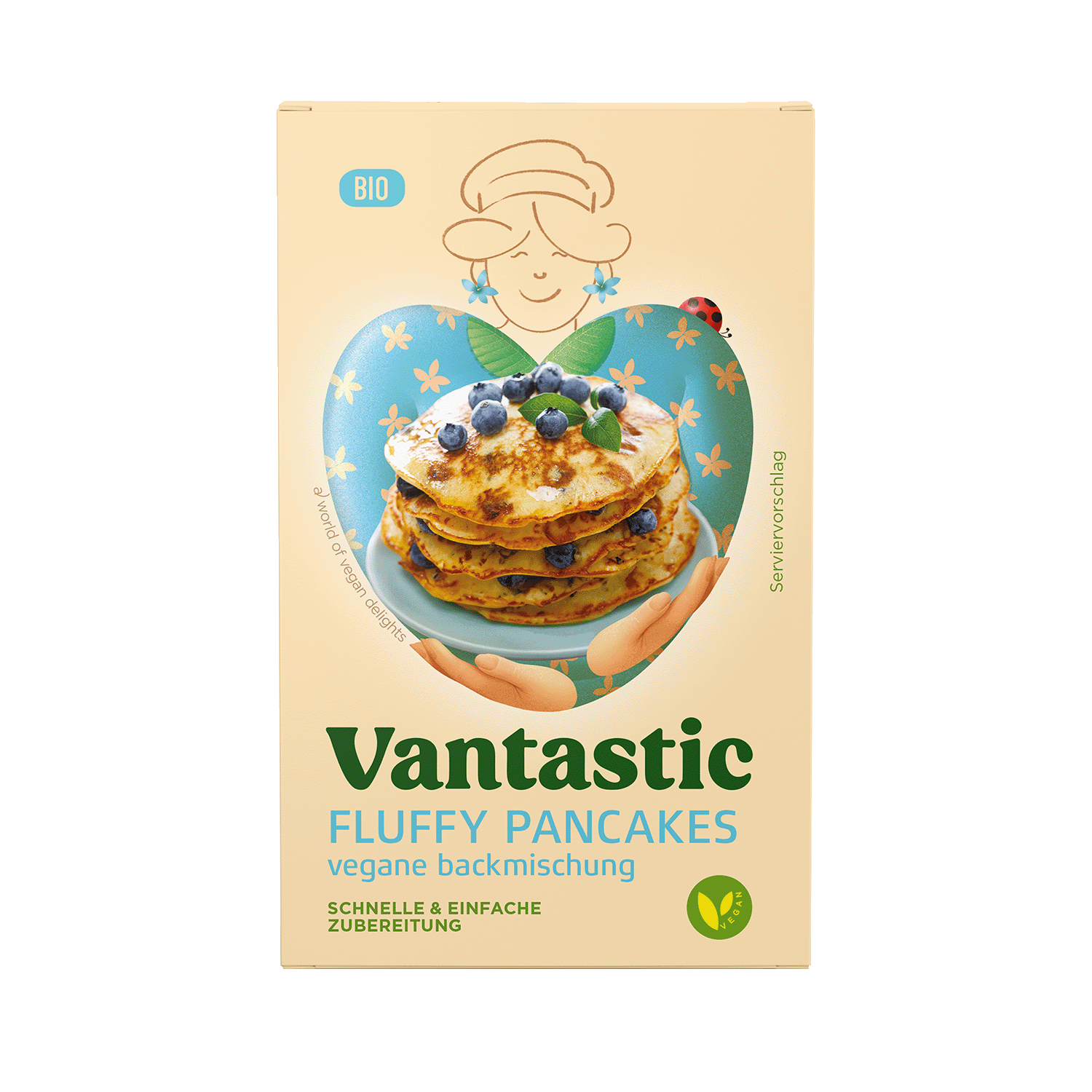 Fluffy Pancakes, BIO, 180g