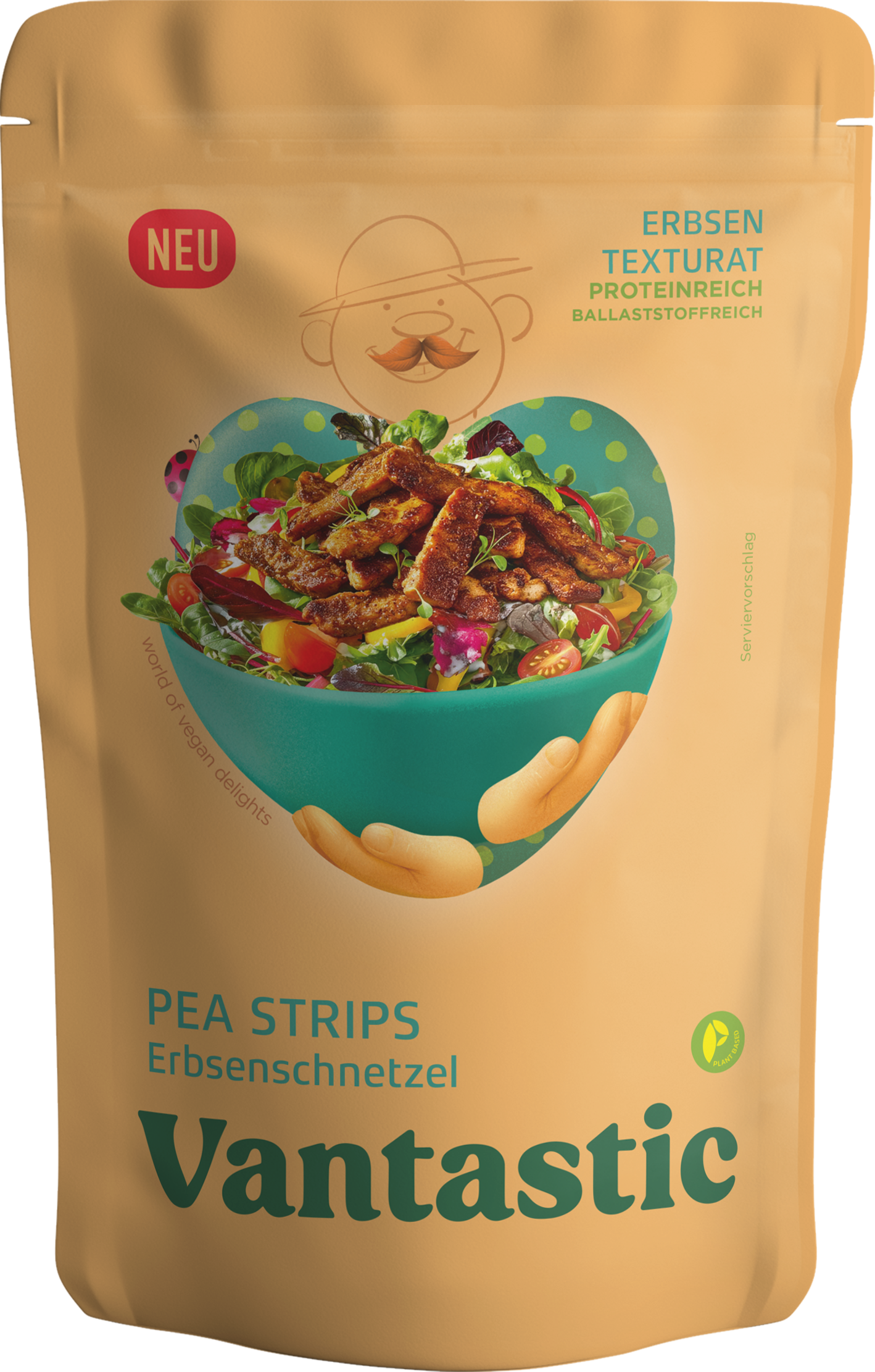 Pea Strips, Erbsenschnetzel