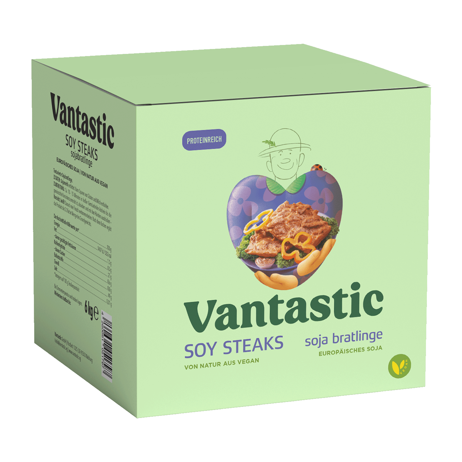 Vantastic Soy Steaks 6kg