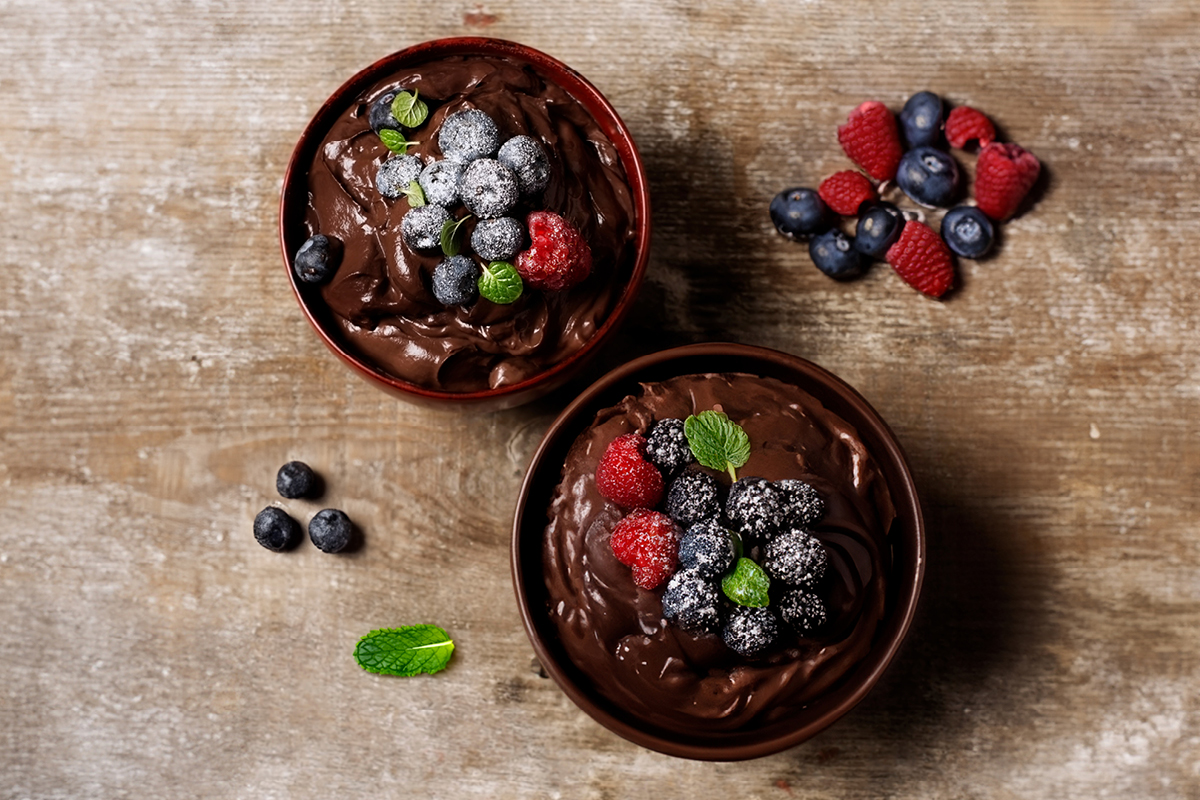 Avocado and Chocolate Dessert