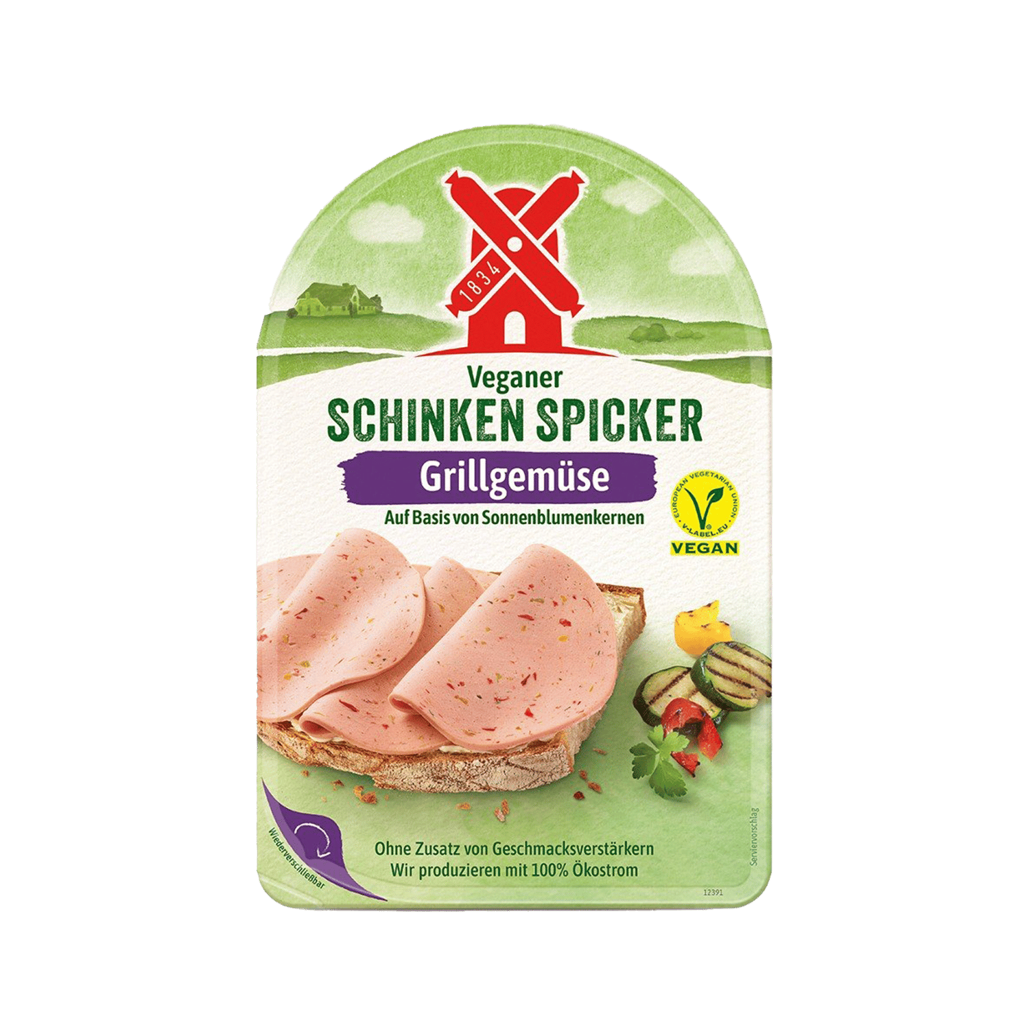 Veganer Schinken Spicker Grillgemüse, 80g