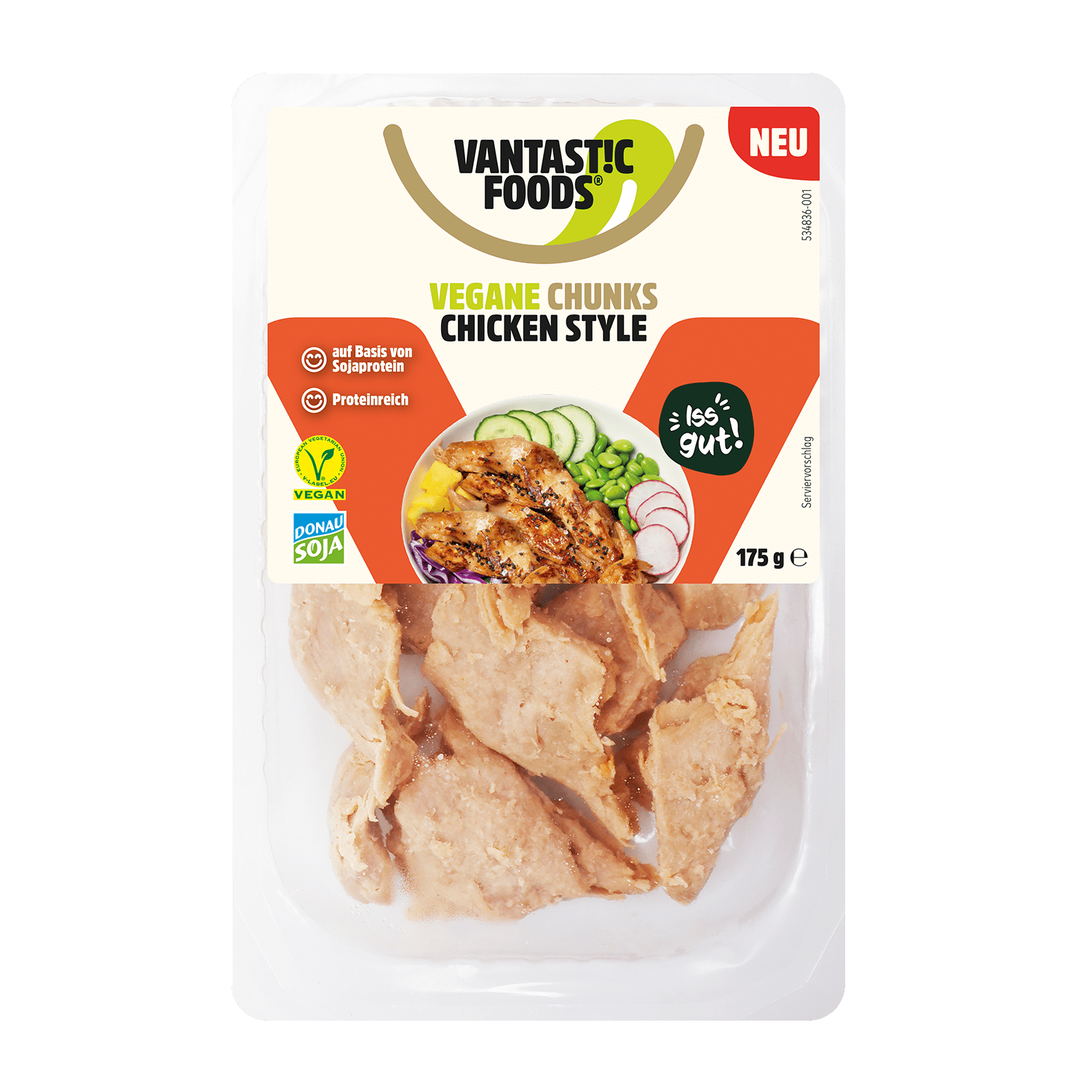 Vegan Chunks Chicken Style, 175g