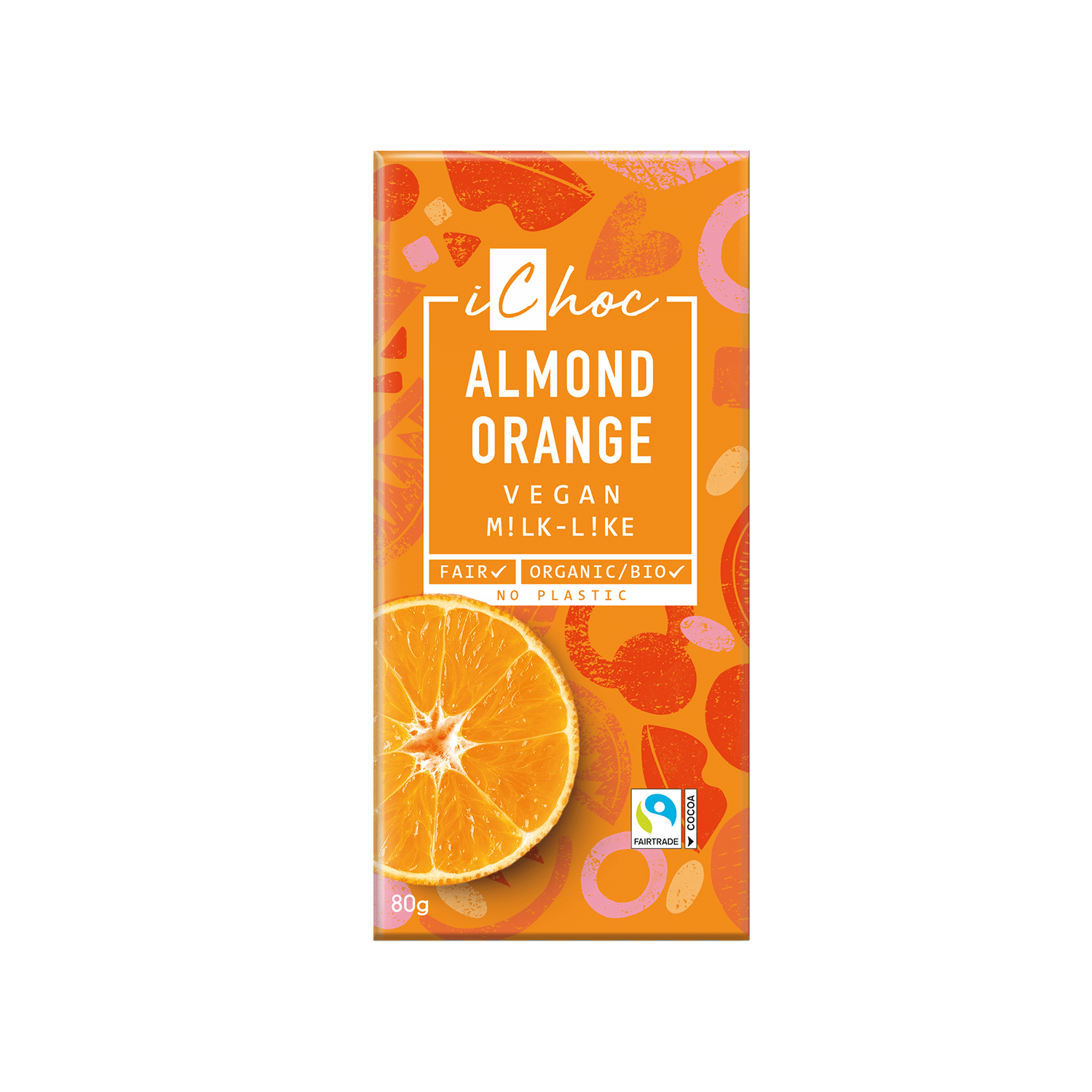 Almond Orange, Organic, 80g