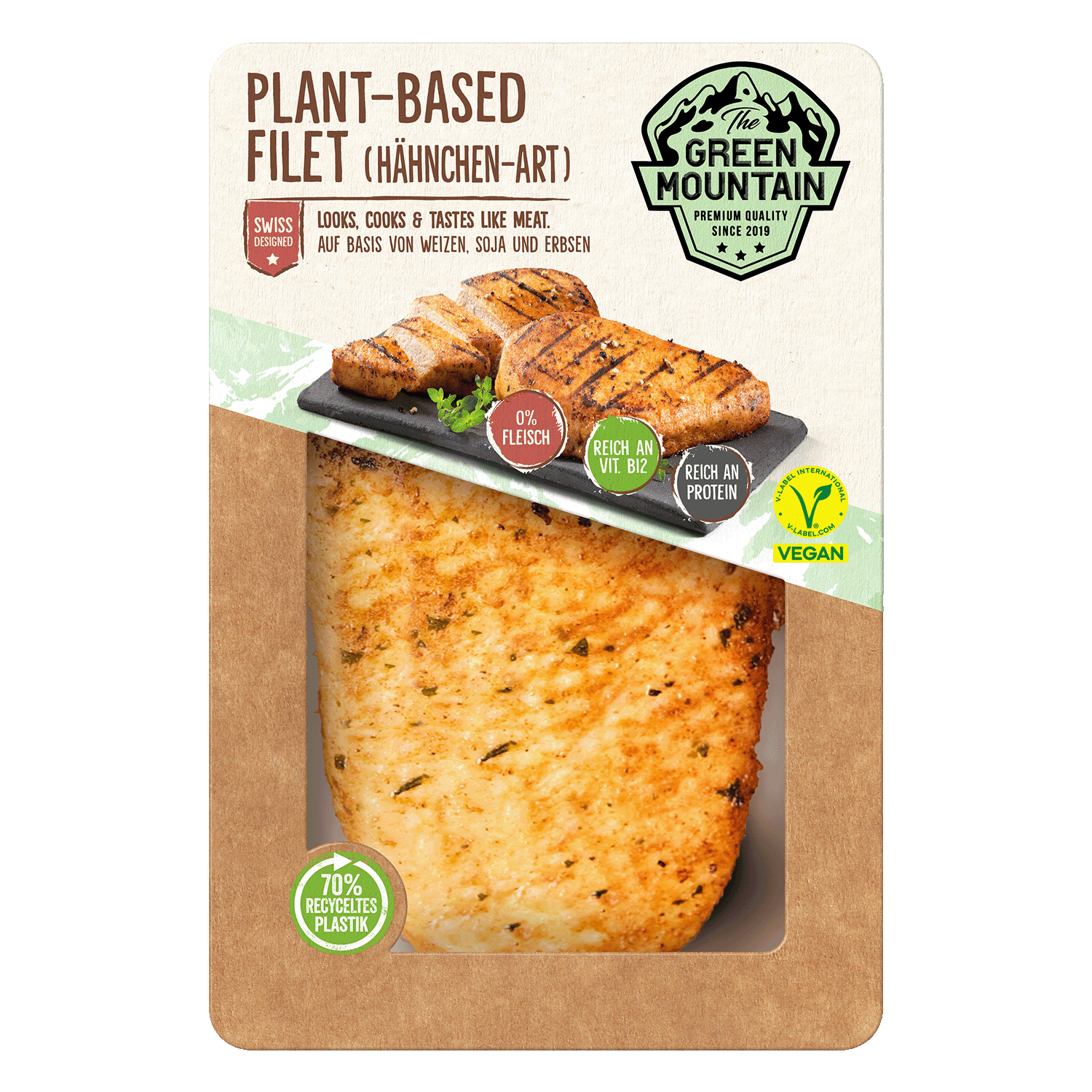 Vegan Plant-Based Filet (Chicken Style), 280g