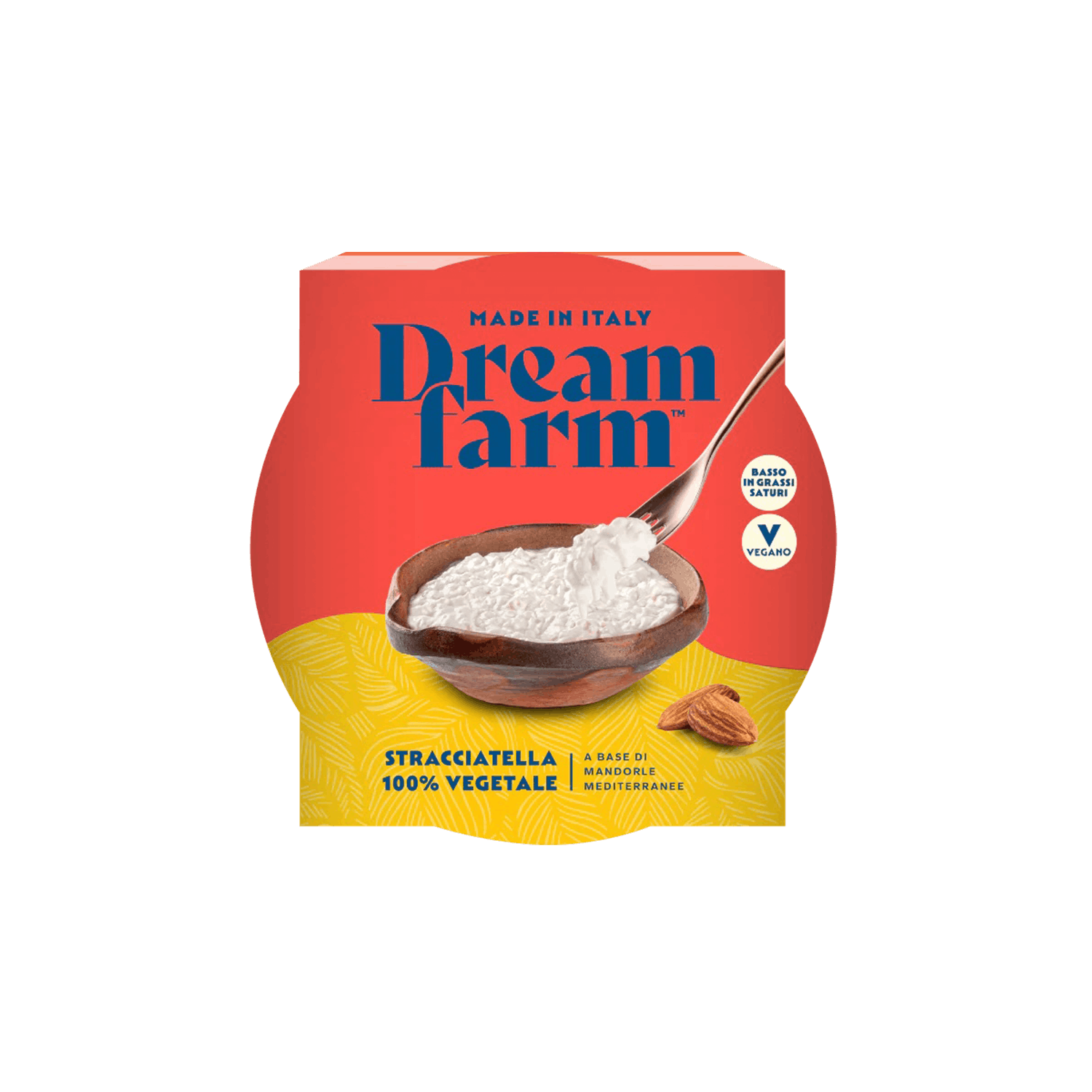 Pflanzliche Alternative zu Stracciatella di Burrata