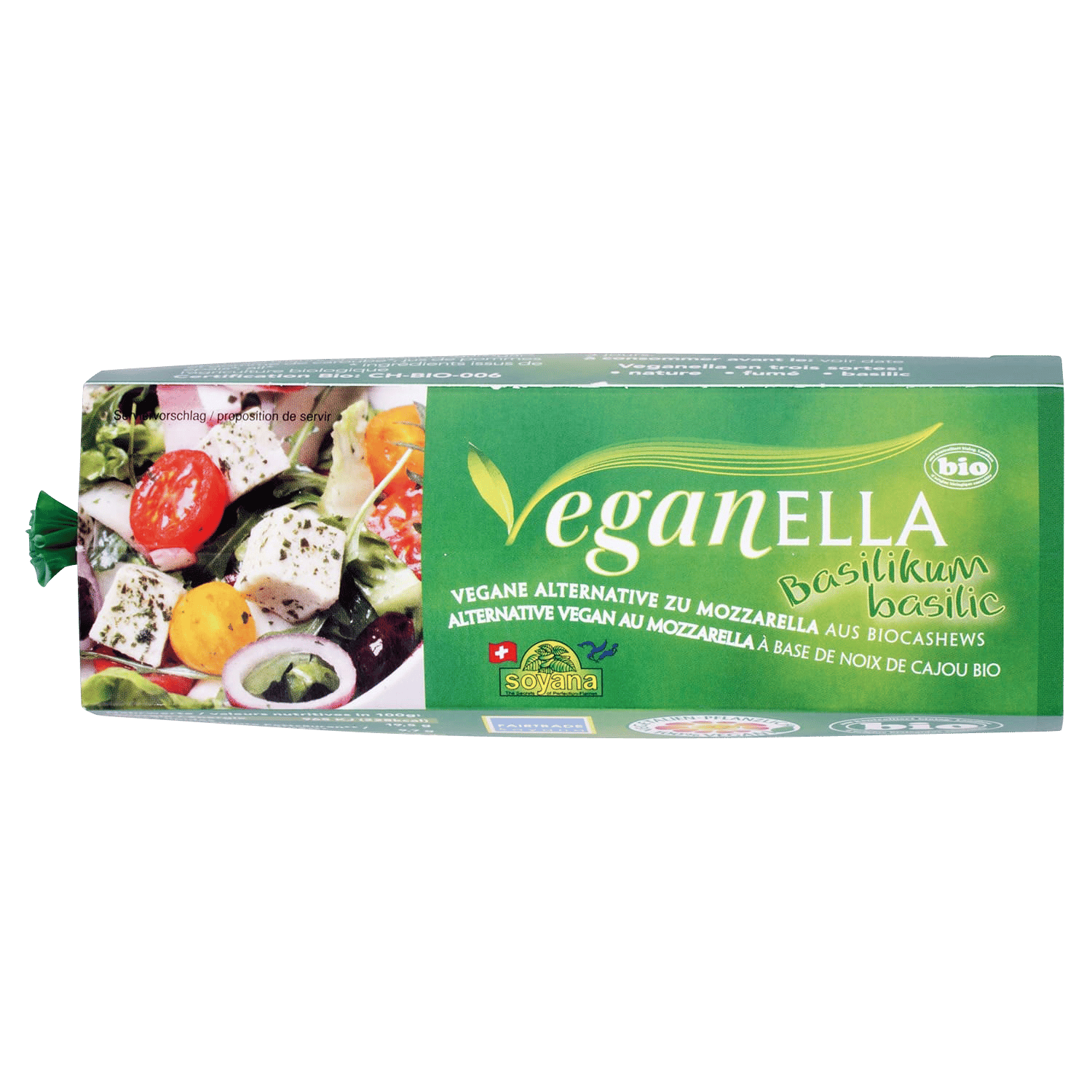 Veganella Basil, Organic, 200g