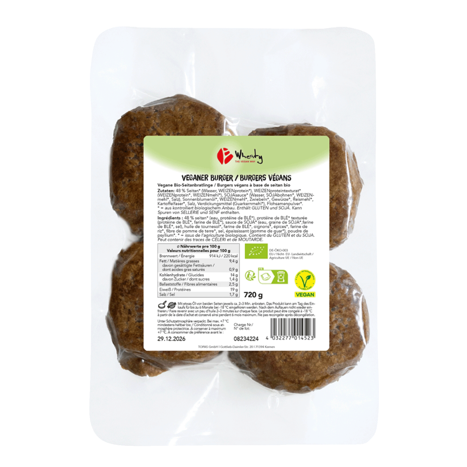 Veganer Burger