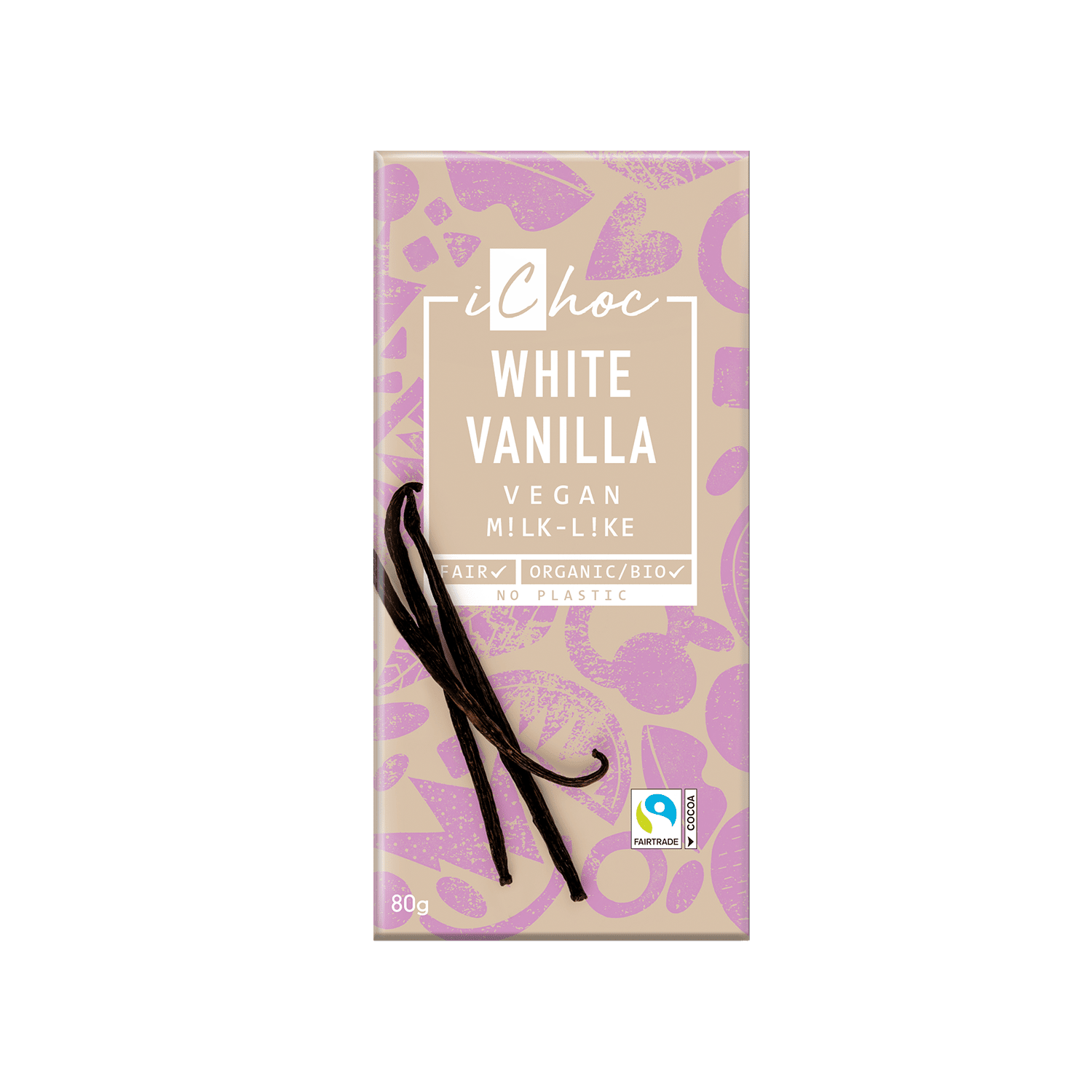 White Vanilla, Organic, 80g