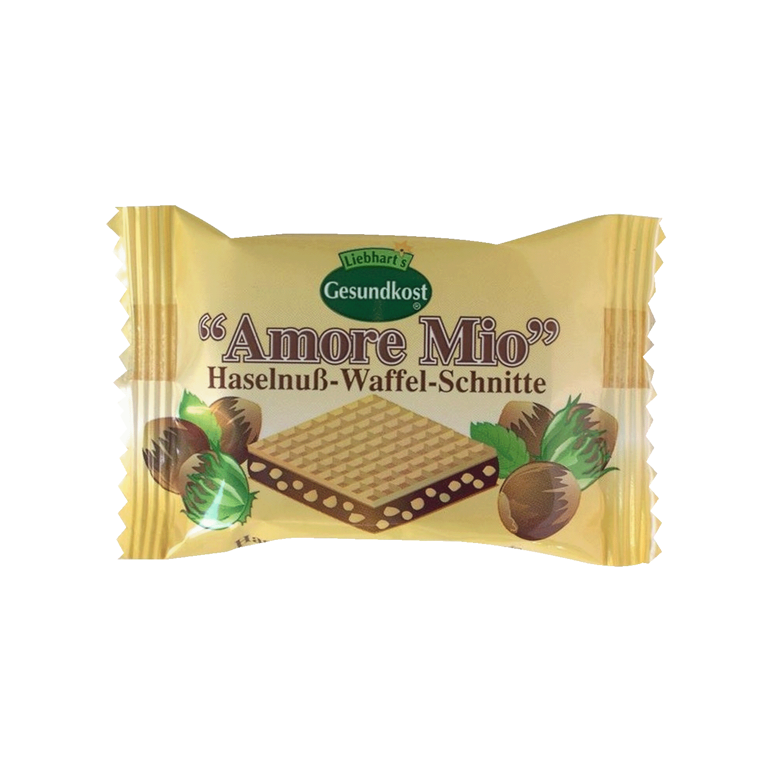 Amore Mio Haselnuss-Waffel-Schnitte, 19g