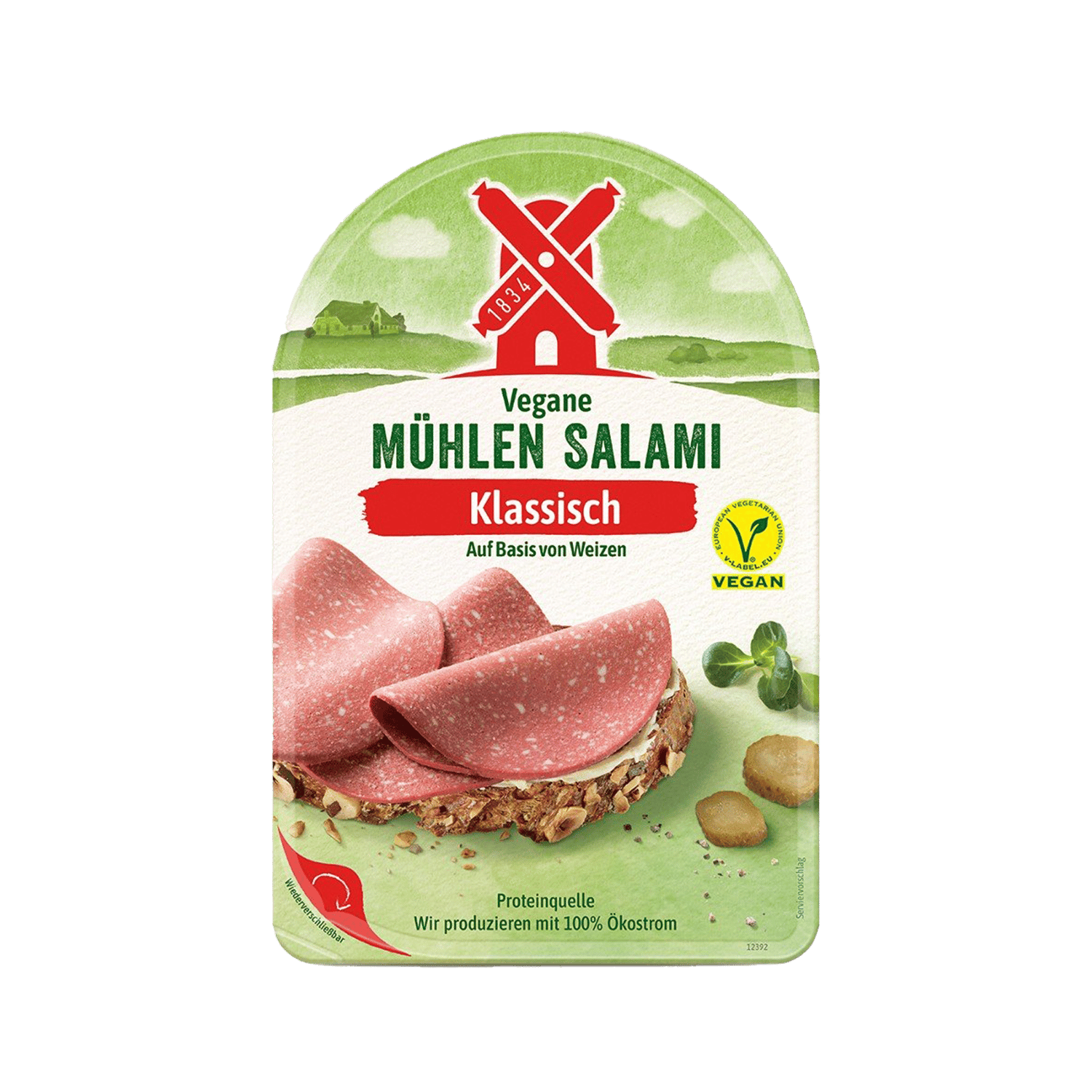 Vegan Mühlen Salami Classic, 80g