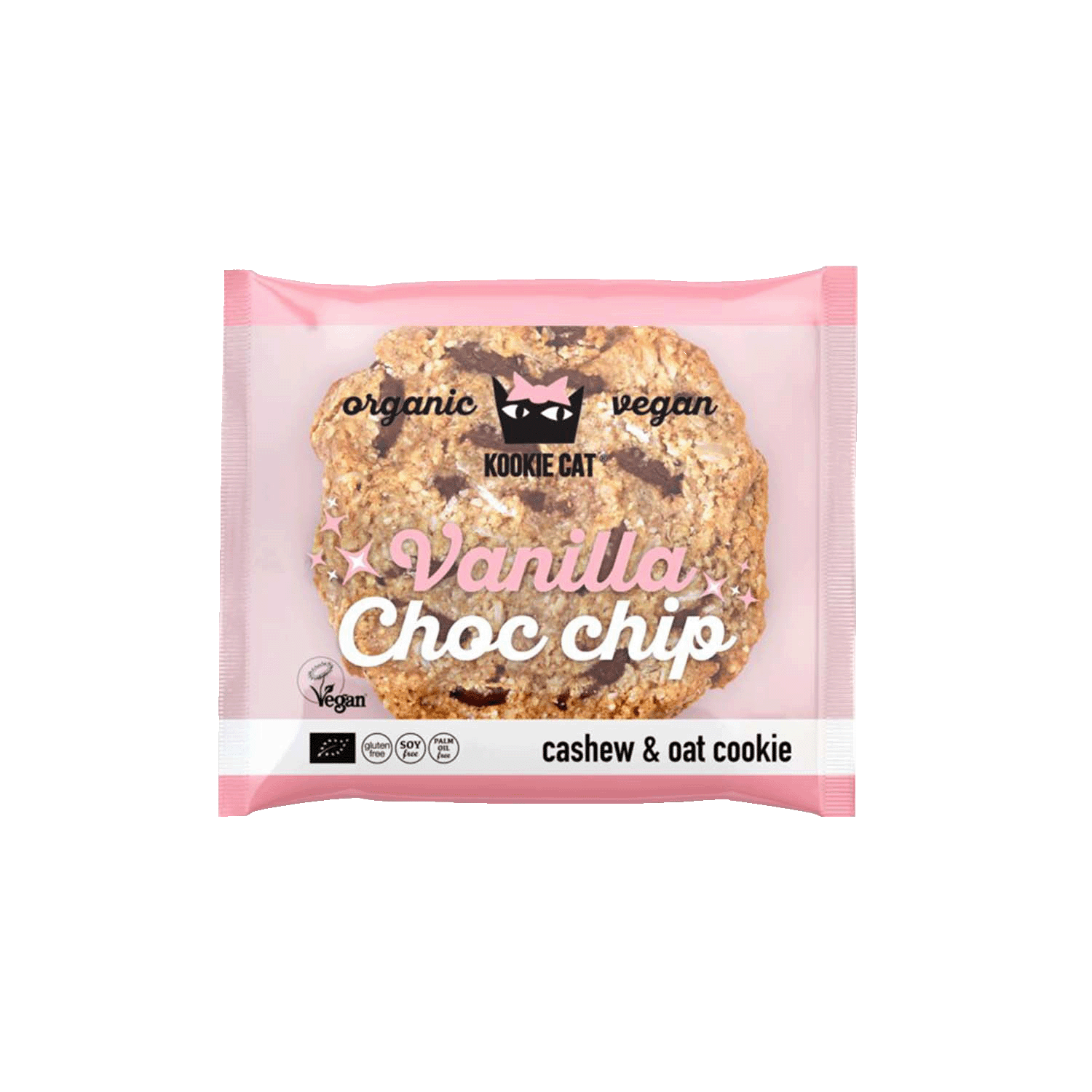 Cashew-Oat-Cookie Vanilla & Choc Chip, Organic, 50g