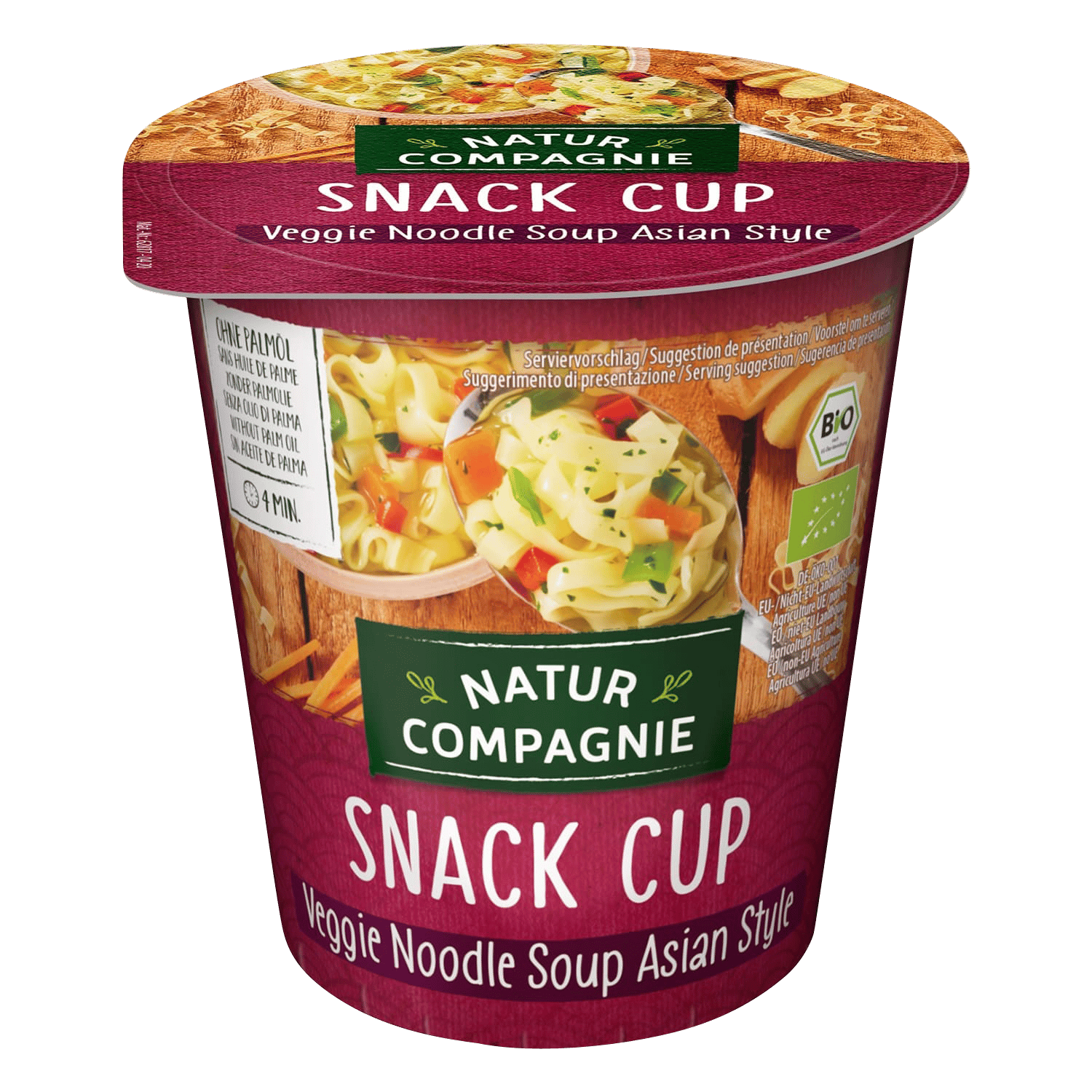 Asia Vegetable And Noodle Soup, Organic, 55g