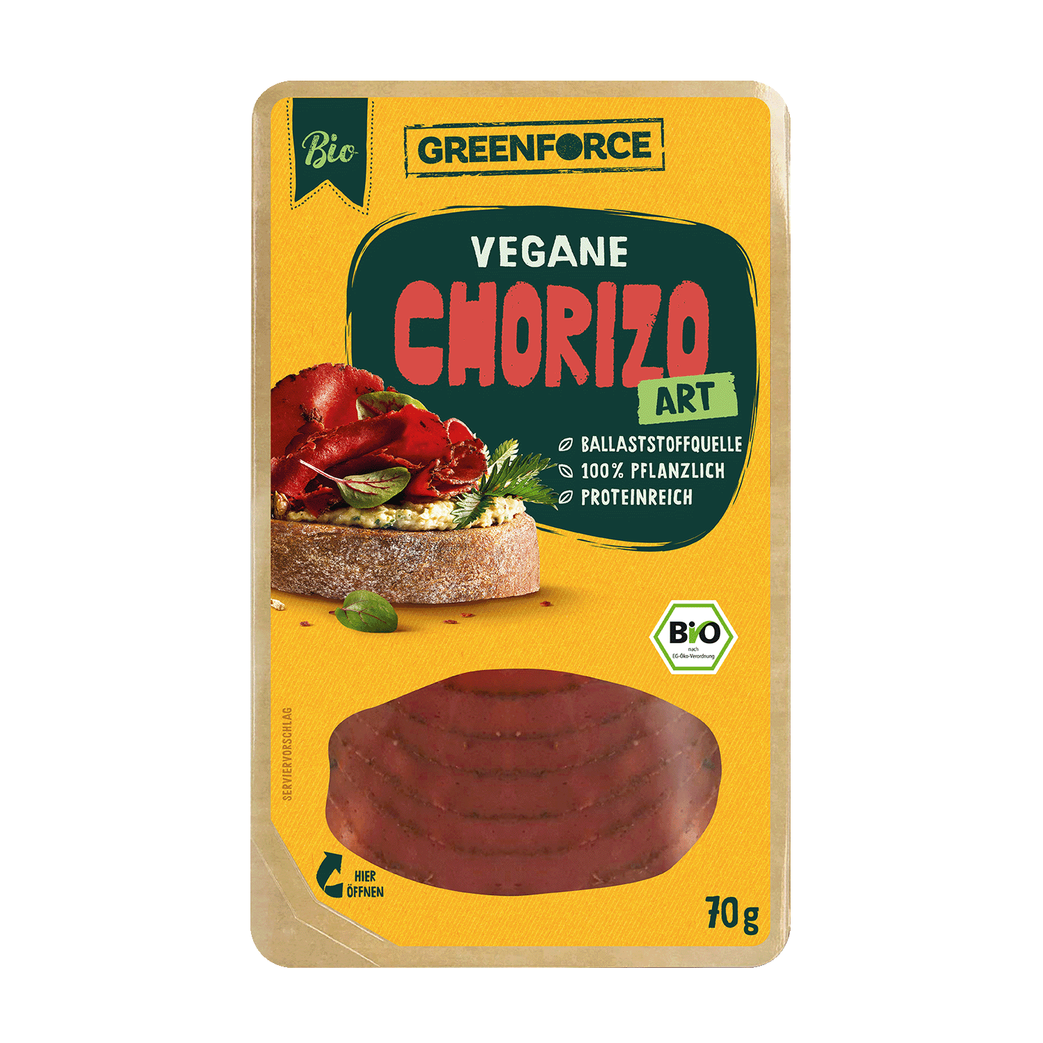 Vegane Chorizo Art, BIO, 70g