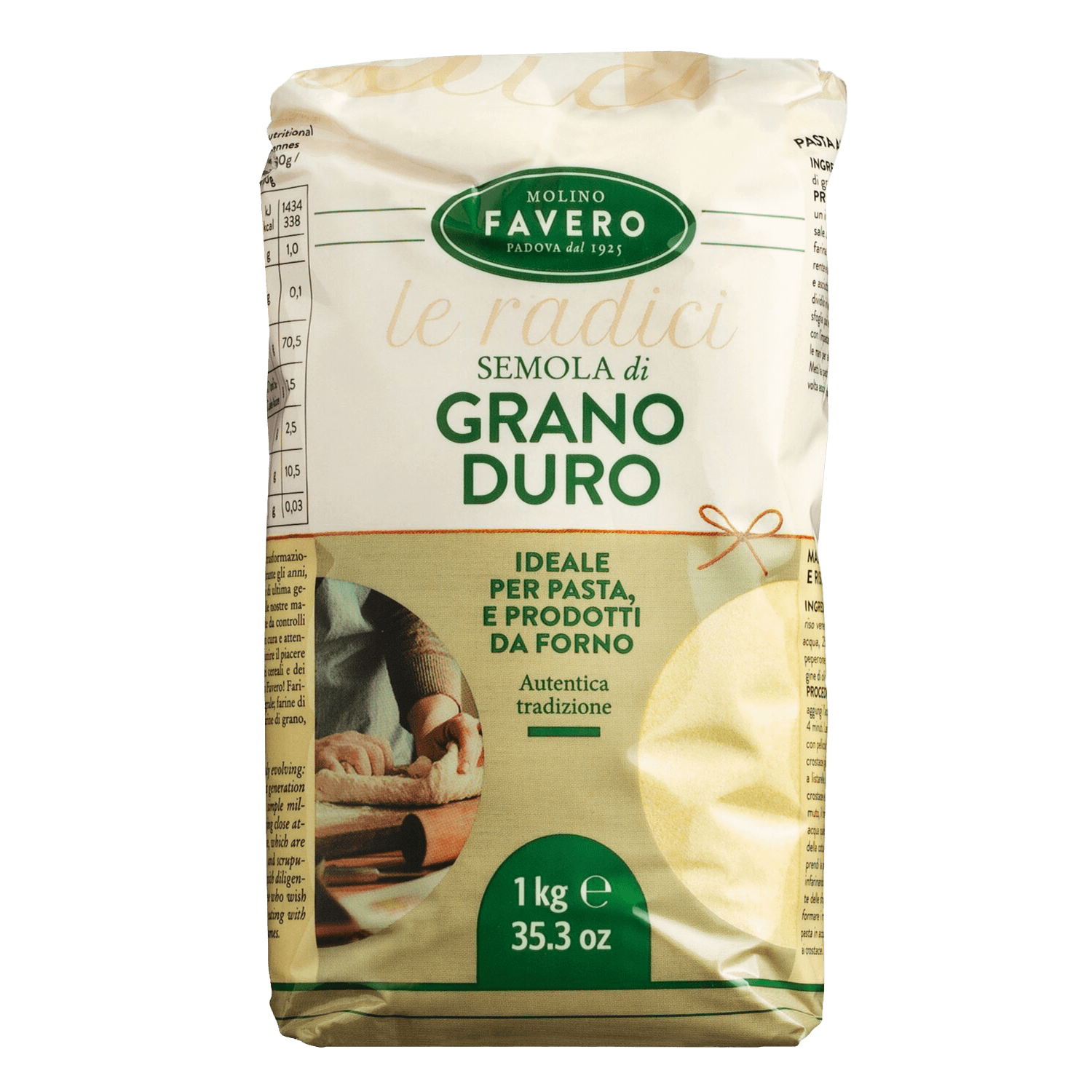 Semola Di Grano Duro, Hartweizenmehl für Pasta, 1kg