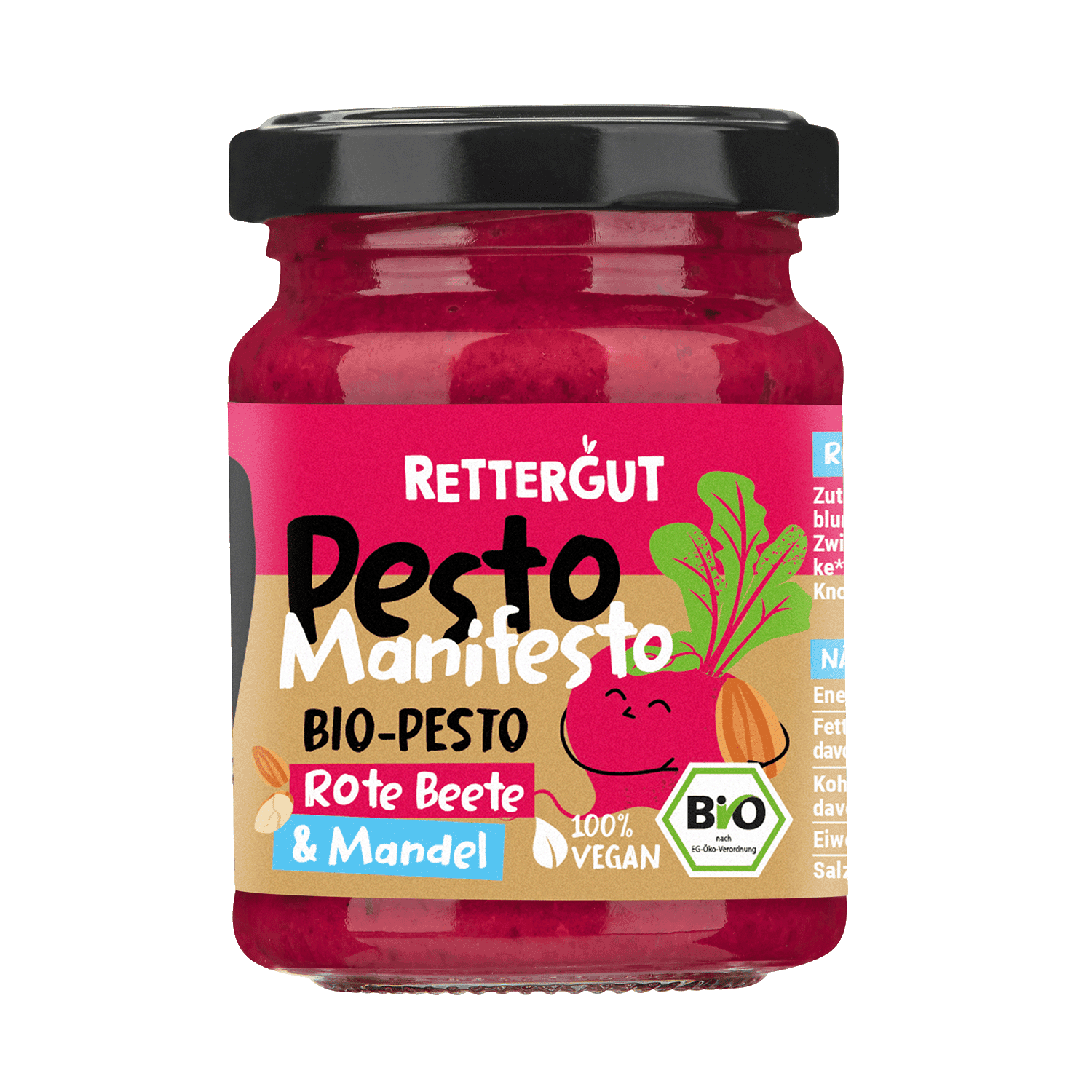 Pesto Rote Beete Mandel, BIO, 120g