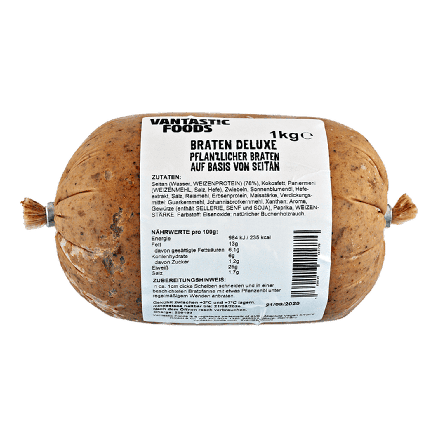 Veganer Vantastic Braten Deluxe, 1kg