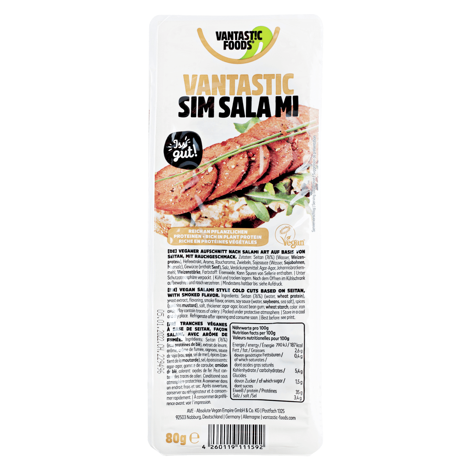 Sim Sala Mi The Magical Vegan Cold Cuts, 80g