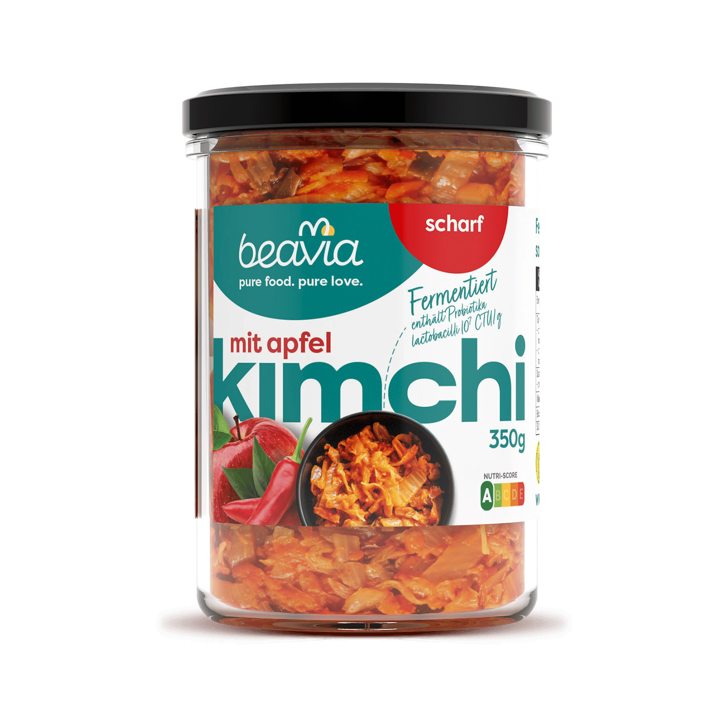 Apfel Kimchi Scharf, 350g