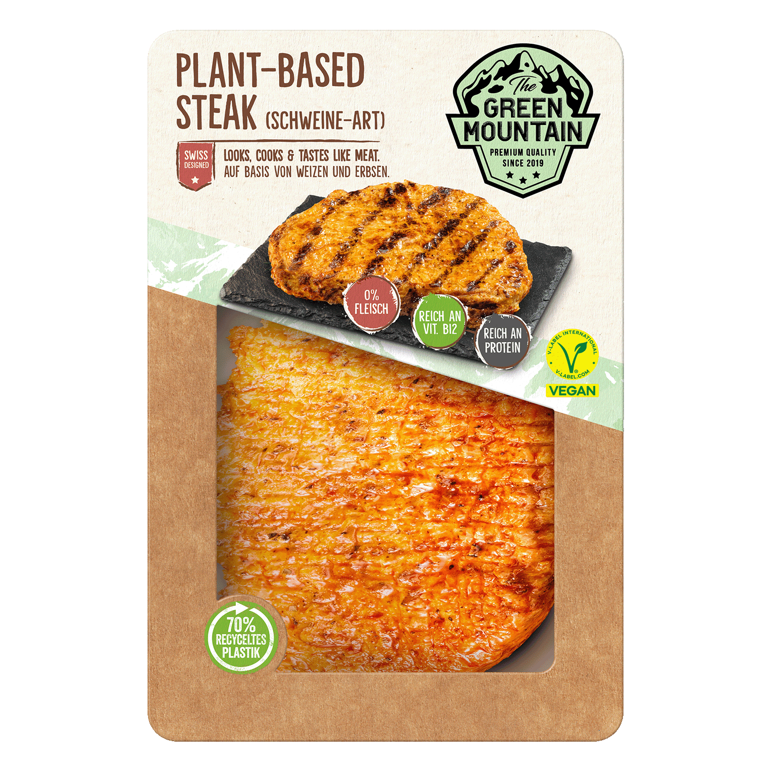 Vegan Plant-Based Steak (Pork Style), 180g