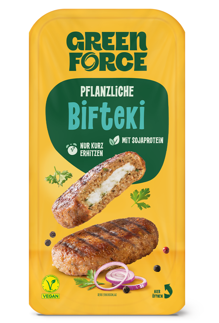 GREENFORCE Pflanzliche Bifteki, 180g