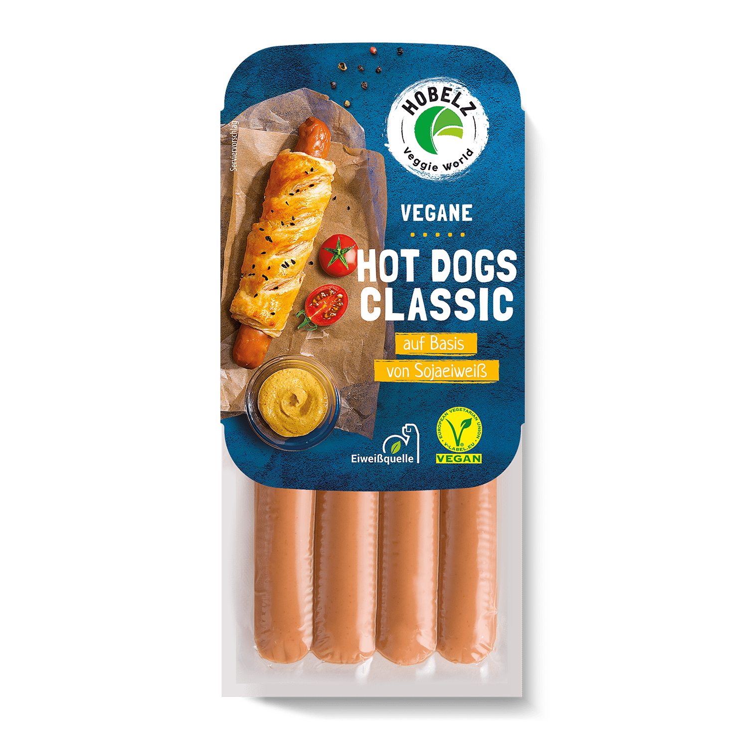 Vegan Hot Dogs Classic, 200g