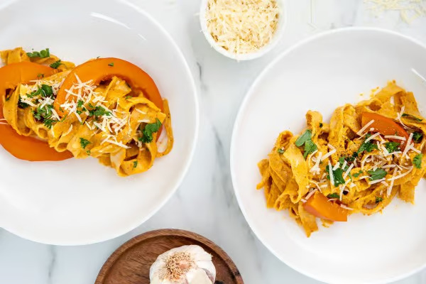 Creamy Pumpkin Tagliatelle