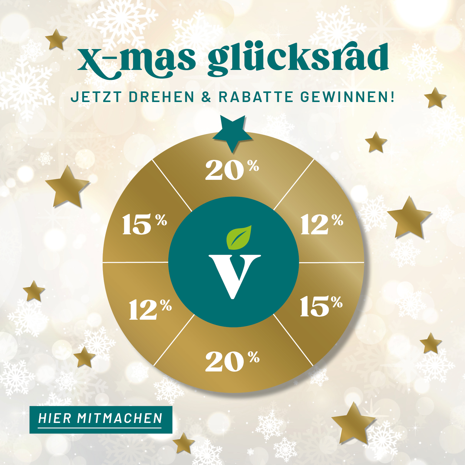 Weihnachts-Glücksrad