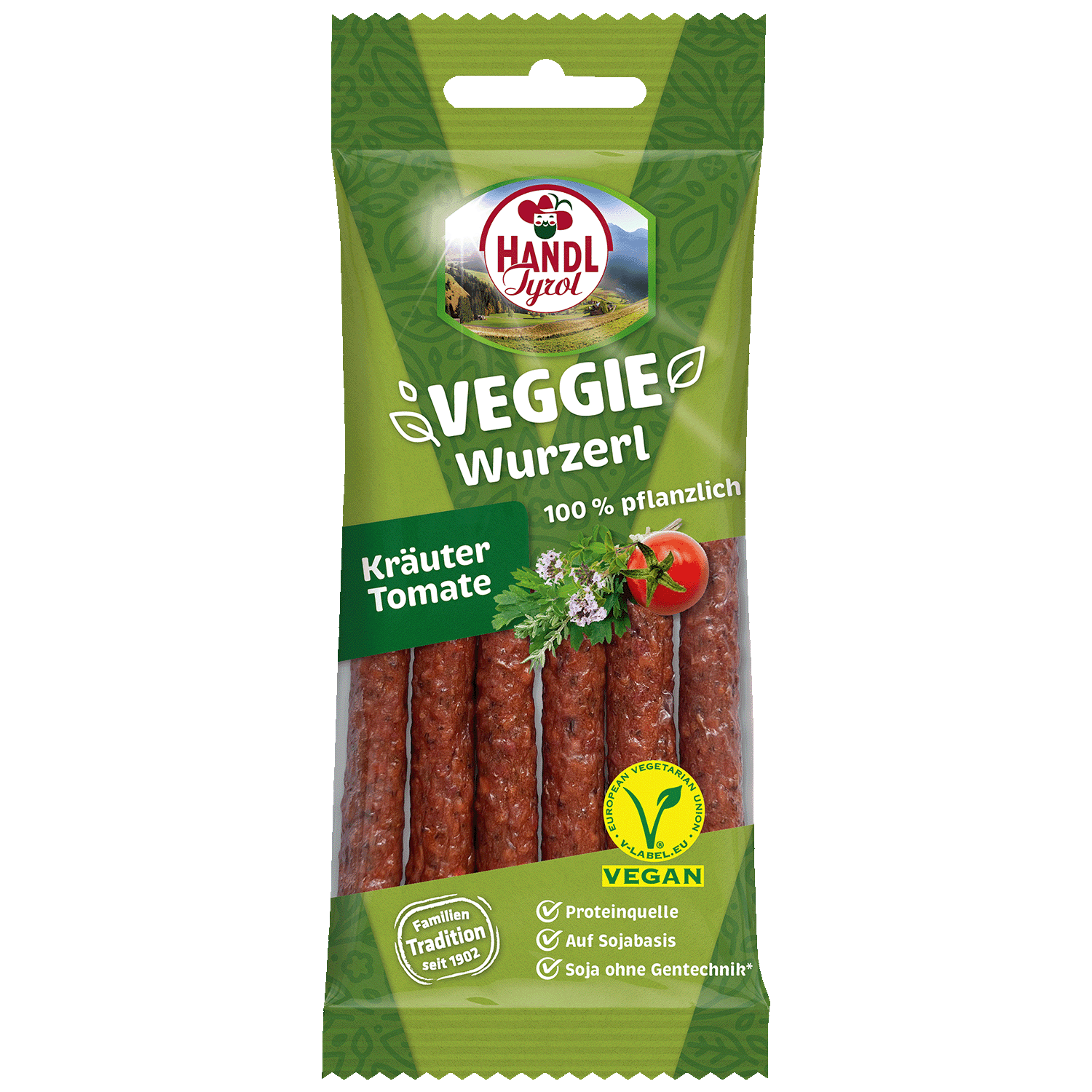 Veggie Wurzerl Kräuter Tomate, 60g