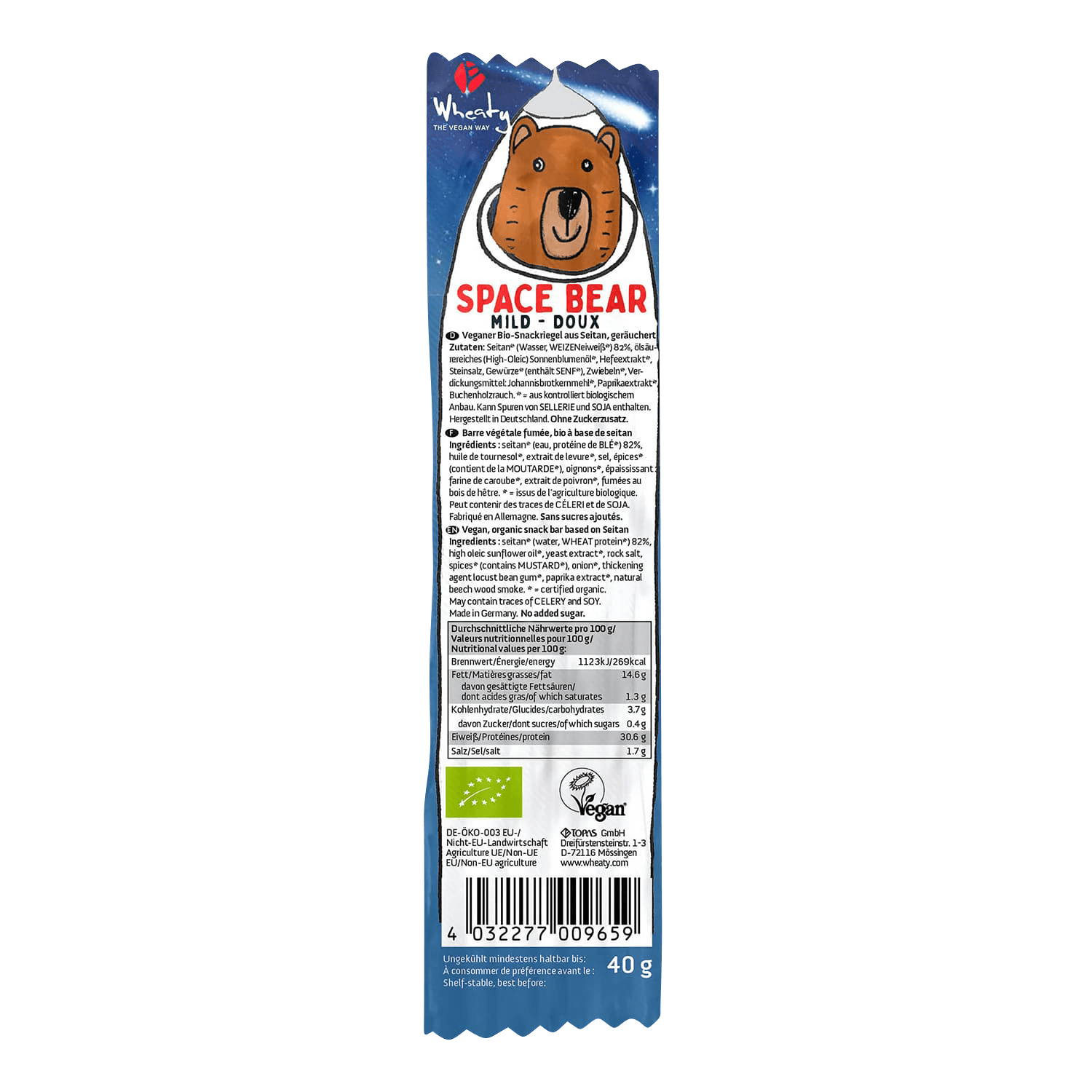 Space Bear, Organic, 40g