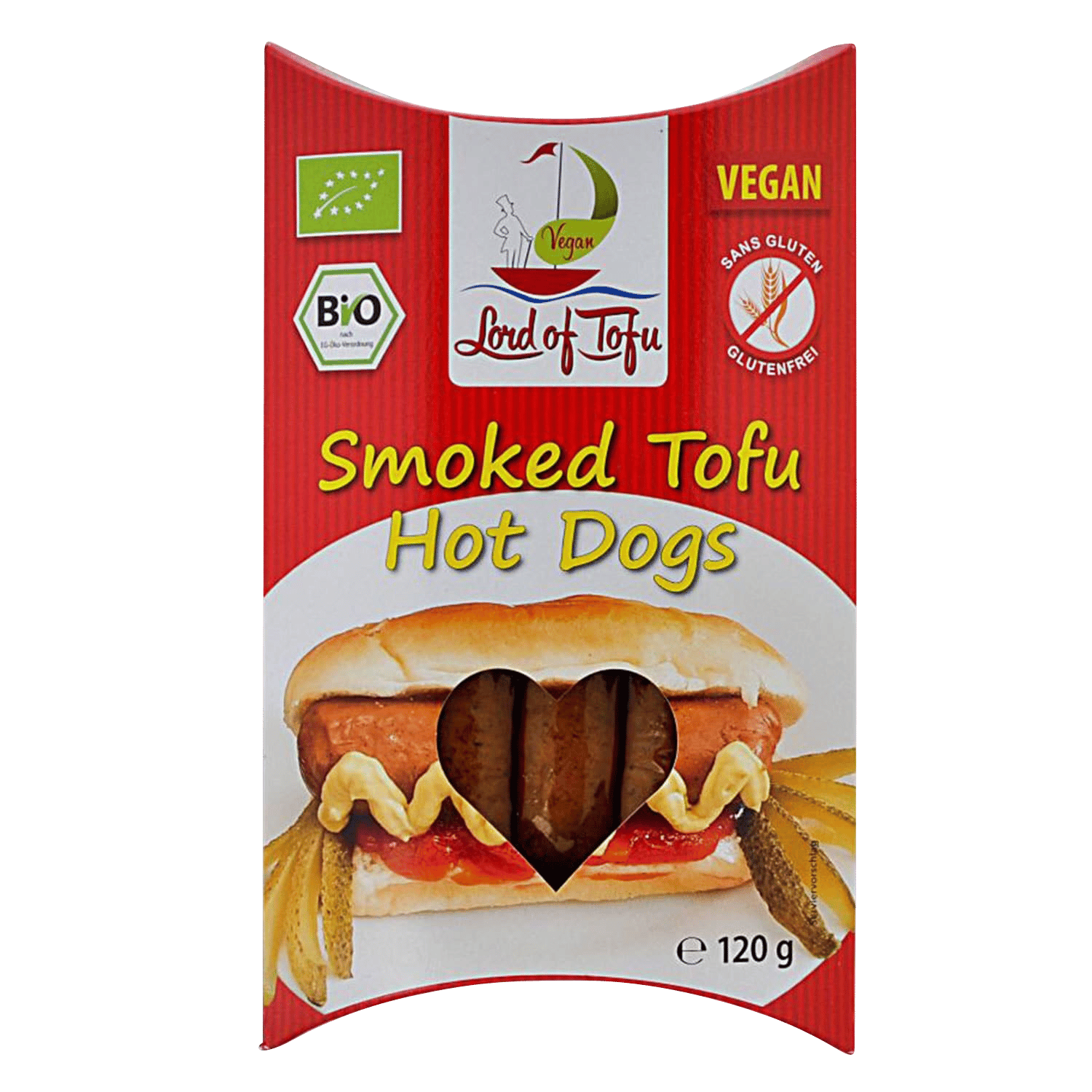 Smoked Tofu Hot Dogs, BIO, 120g