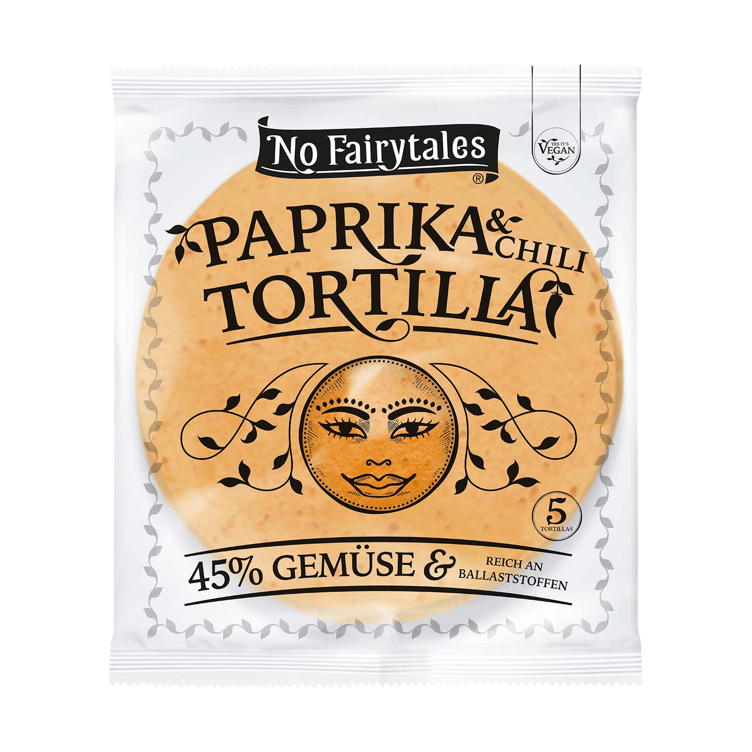 Tortilla Paprika & Chili (5 Stück), 200g