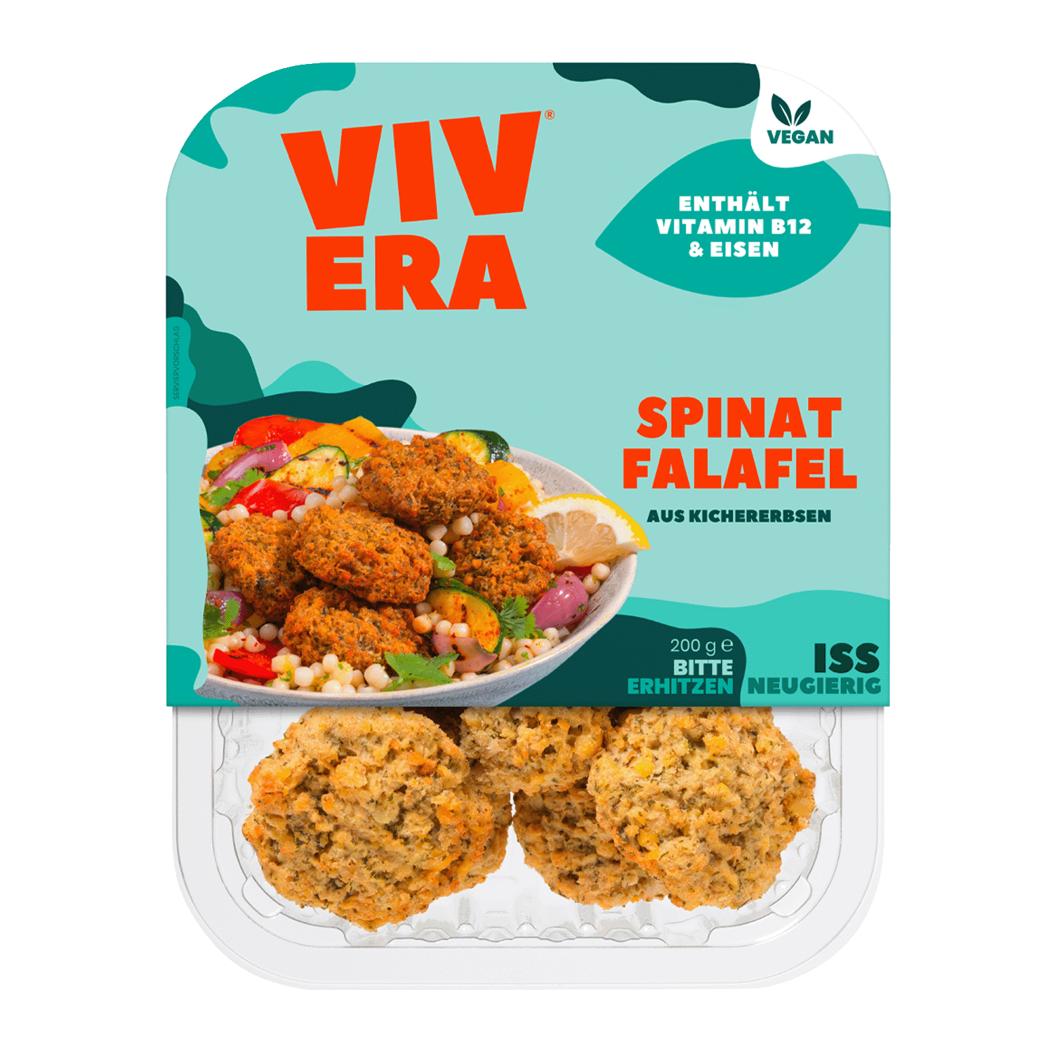 Vegane Spinat Falafel, 200g