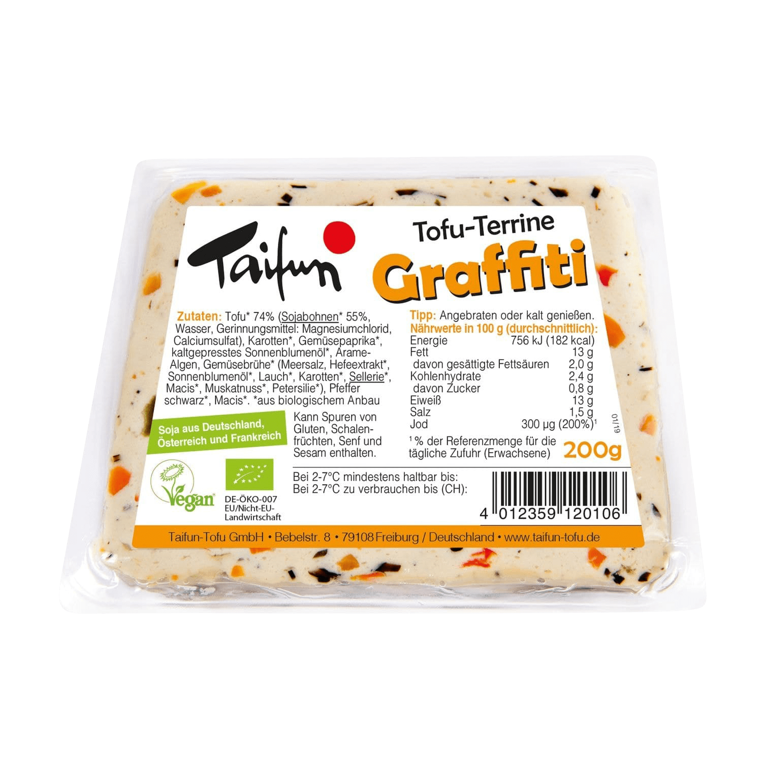 Tofu Terrine Graffiti, Organic, 200g