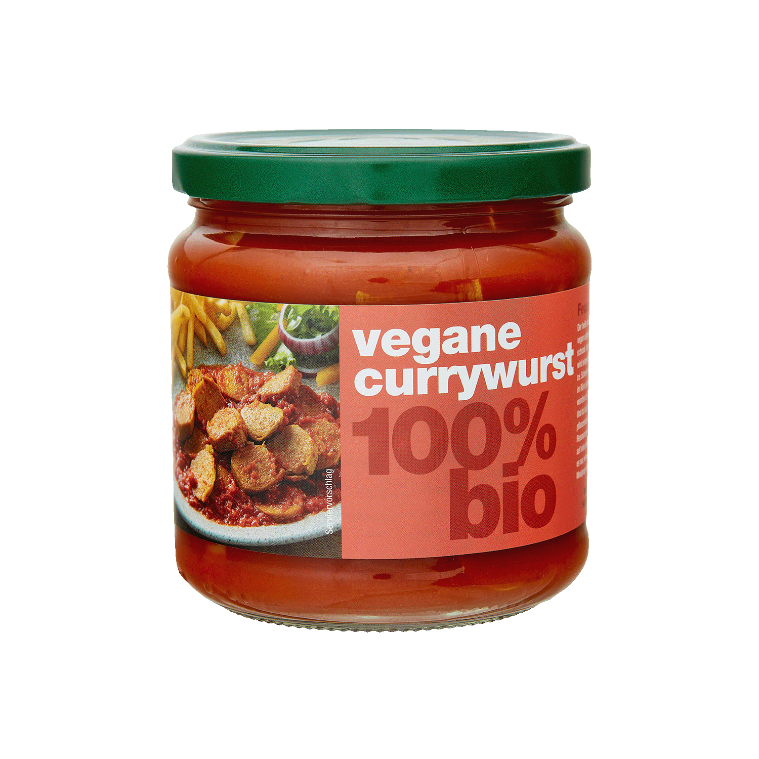 Vegane Currywurst, BIO, 350g