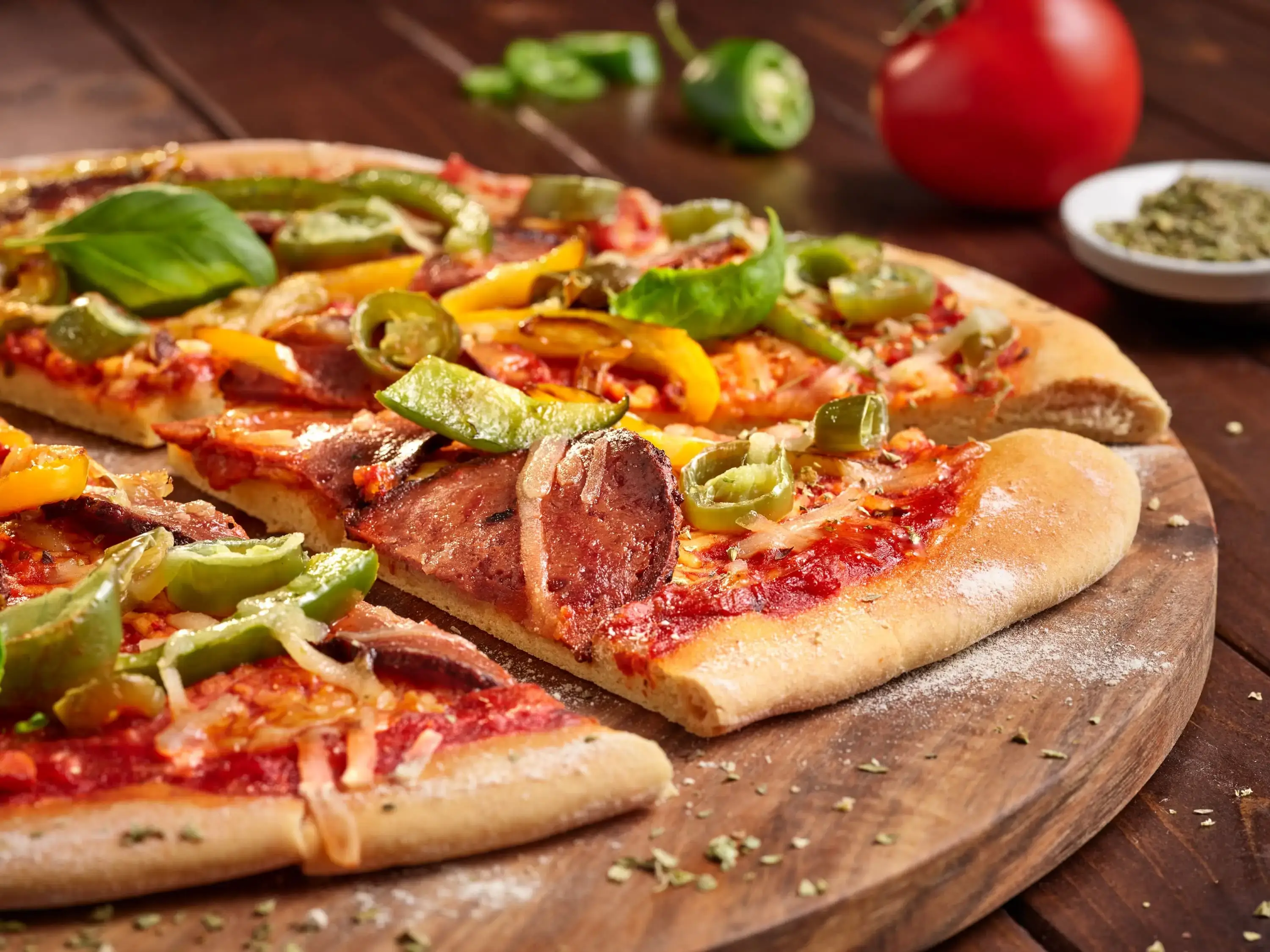 Vegane Pizza Diavolo