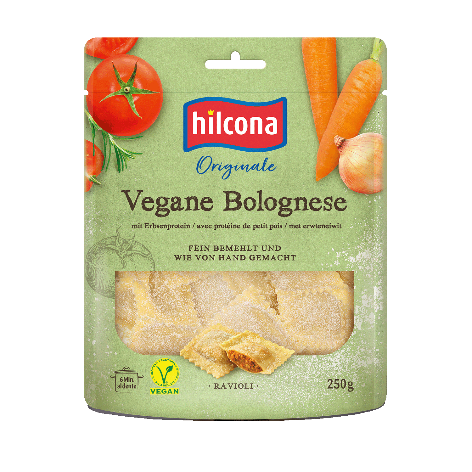 Originale Ravioli Vegan Bolognese, 250g