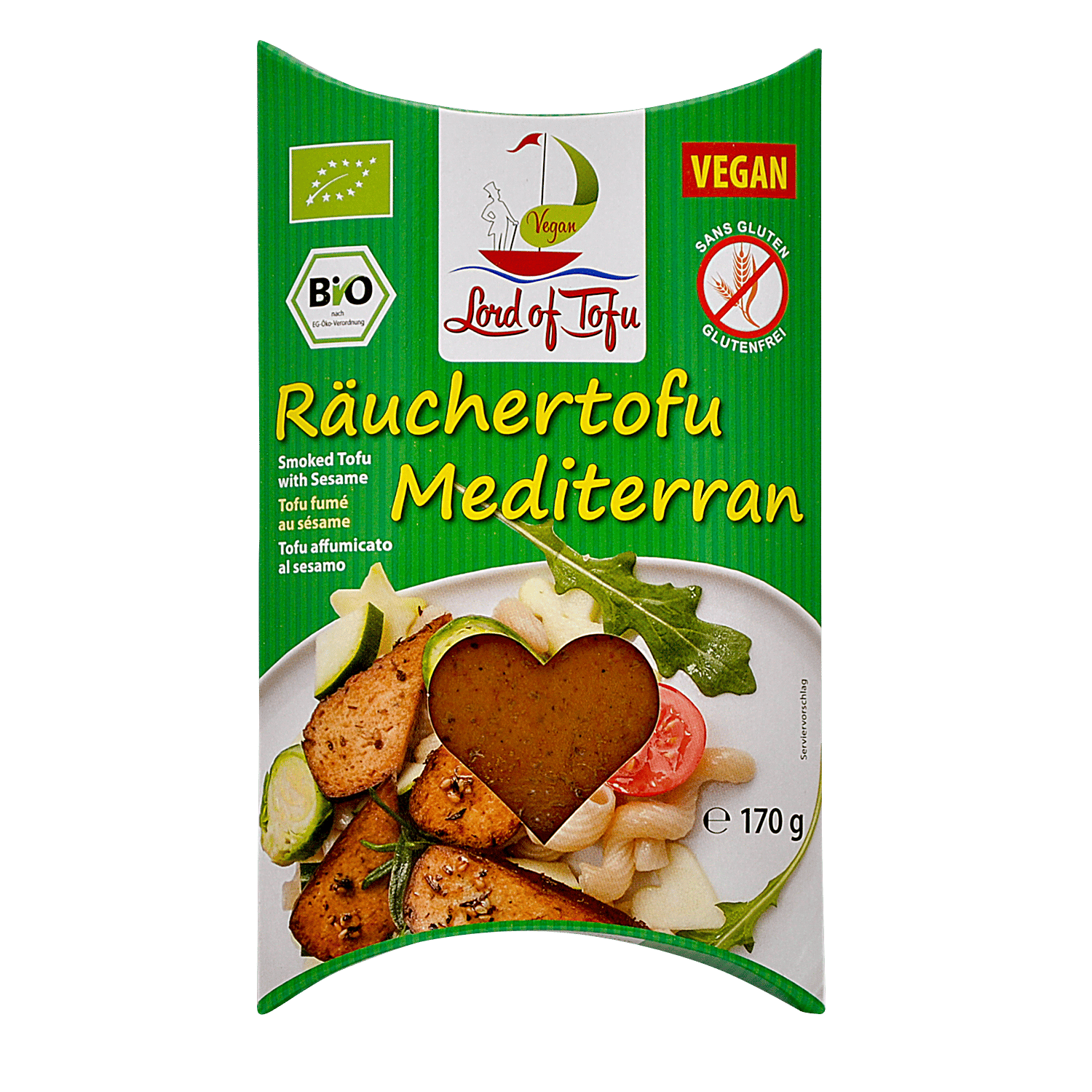 Räuchertofu Mediterran, BIO, 170g