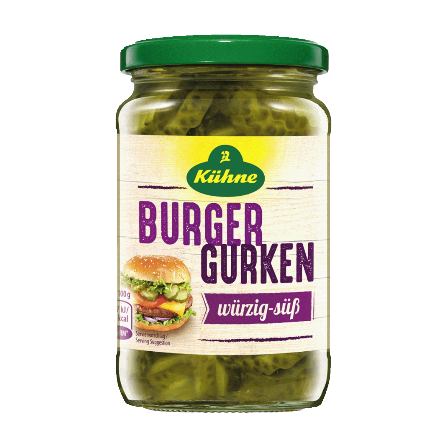 Burger Gurken würzig-süß, 370ml