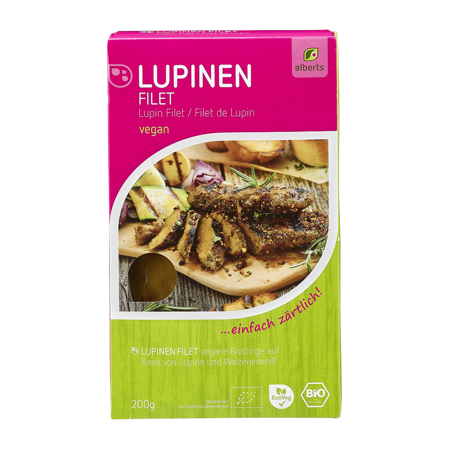 Lupine Filet, Organic, 200g
