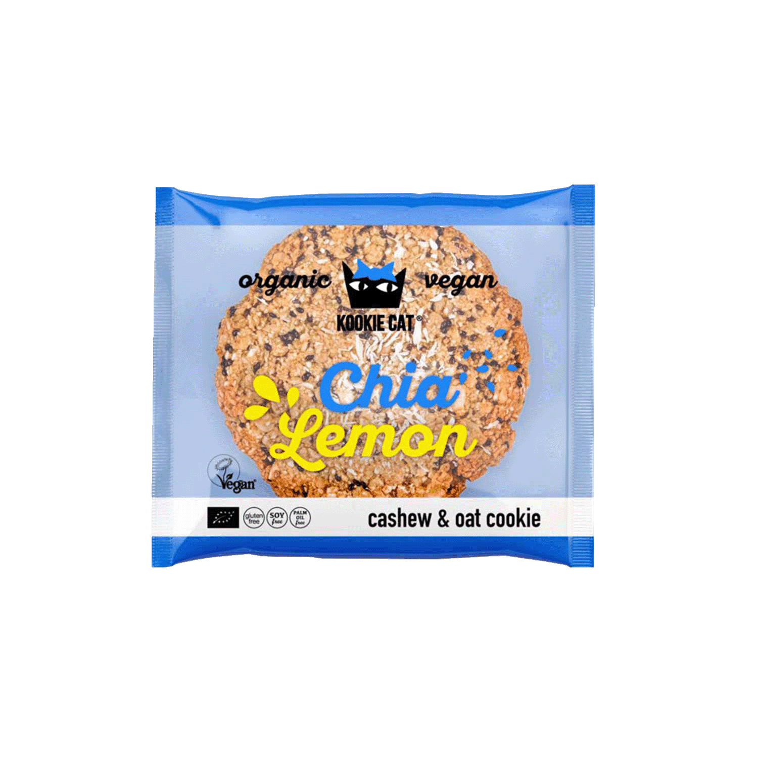Cashew-Oat-Cookie Chia & Lemon, Organic, 50g