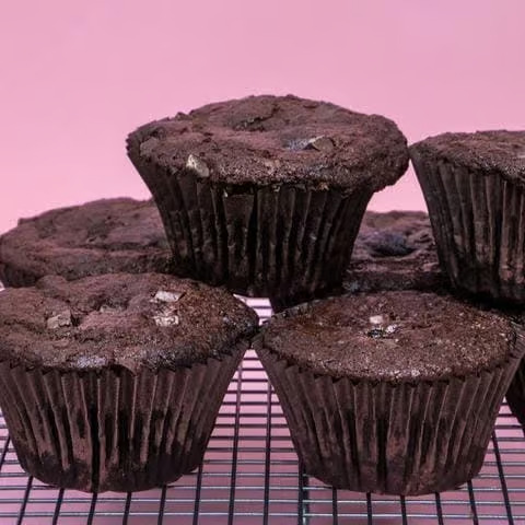 Vegane Schokoladen-Muffins