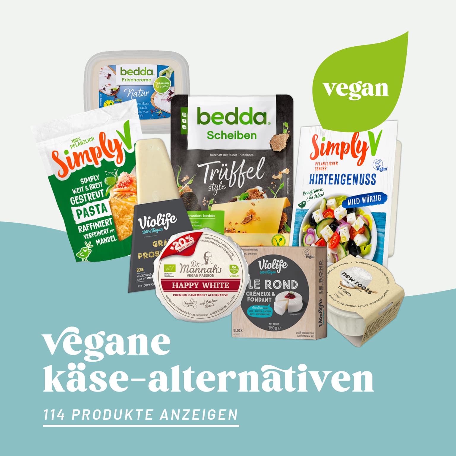 Vegane Käse-Alternativen