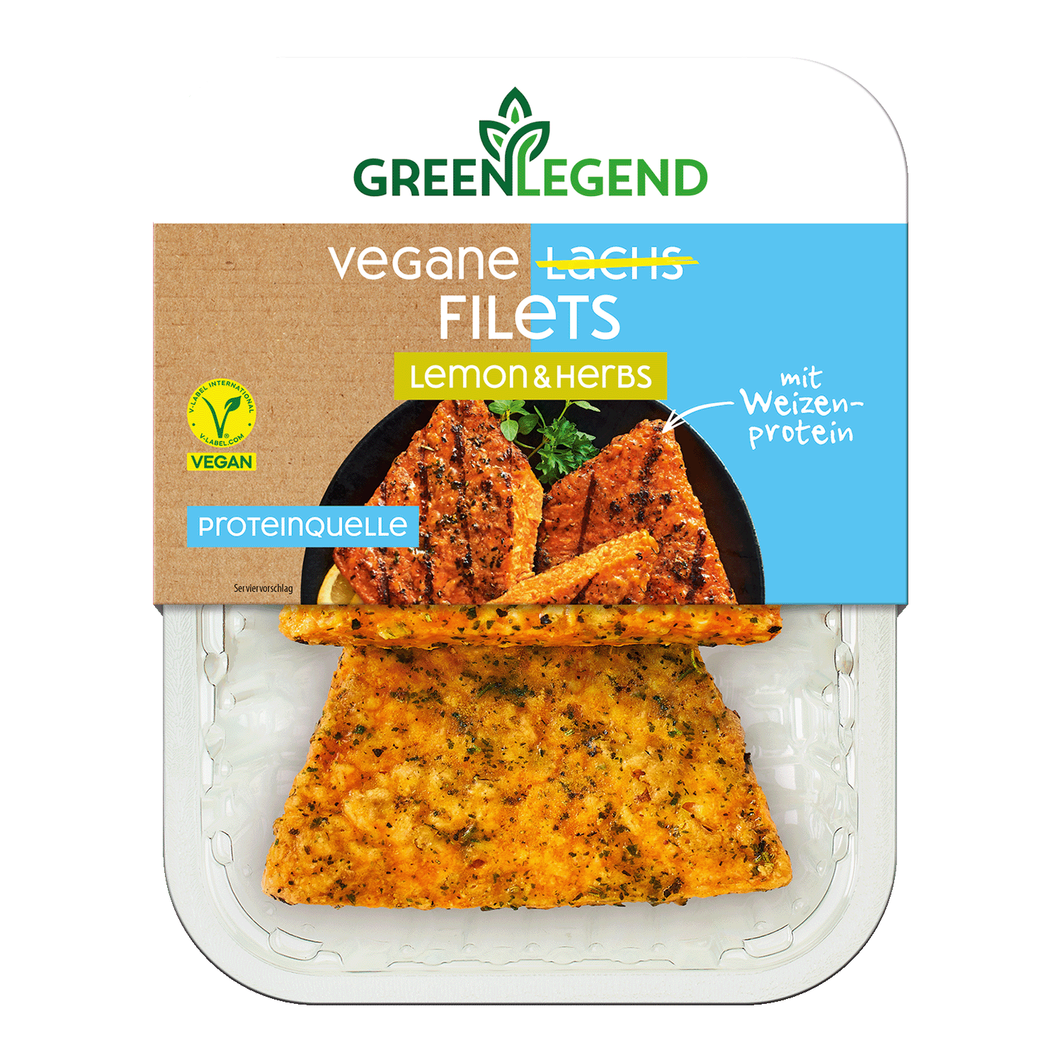 Vegan Salmon Fillets with Lemon & Herbs