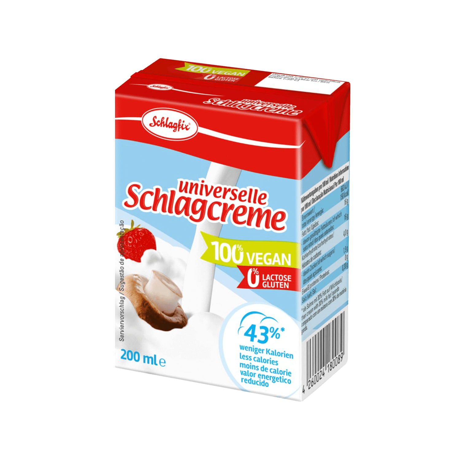 Universal Whipping Cream In Tetrapack, 200ml